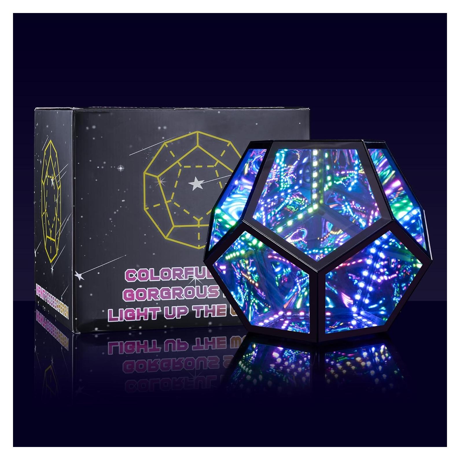 Lámpara de Mesa LED RGBW Dodecaedro Grande E.P. Light