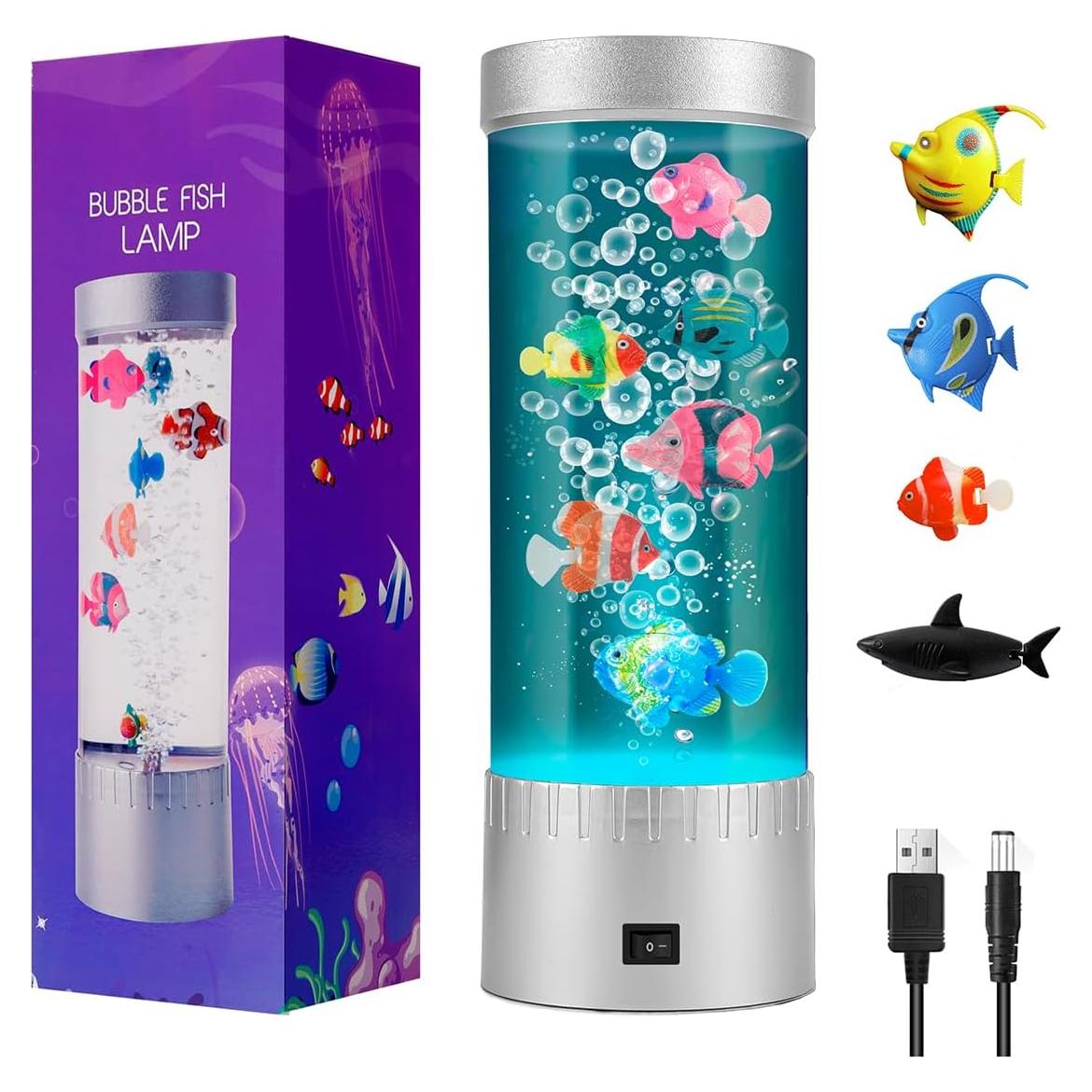 Lámpara Acuática LED RABOW RUN RR-2402 con Burbujas 32cm