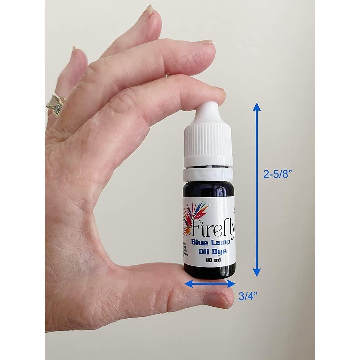 Tinte de Aceite de Lámpara Firefly Rojo - 3 Botellas de 10ml