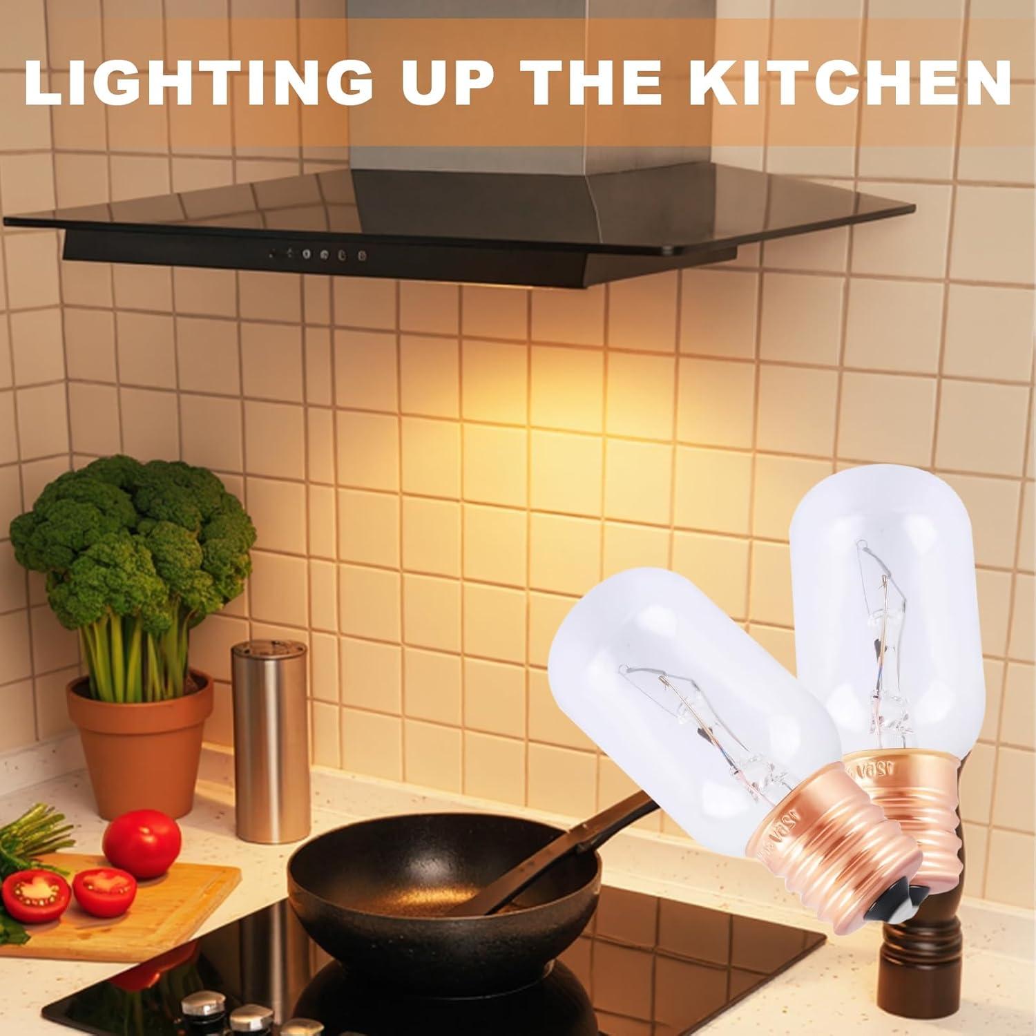 Bombilla Incandescente E17 Wadoy 30W 125V 2-Pack