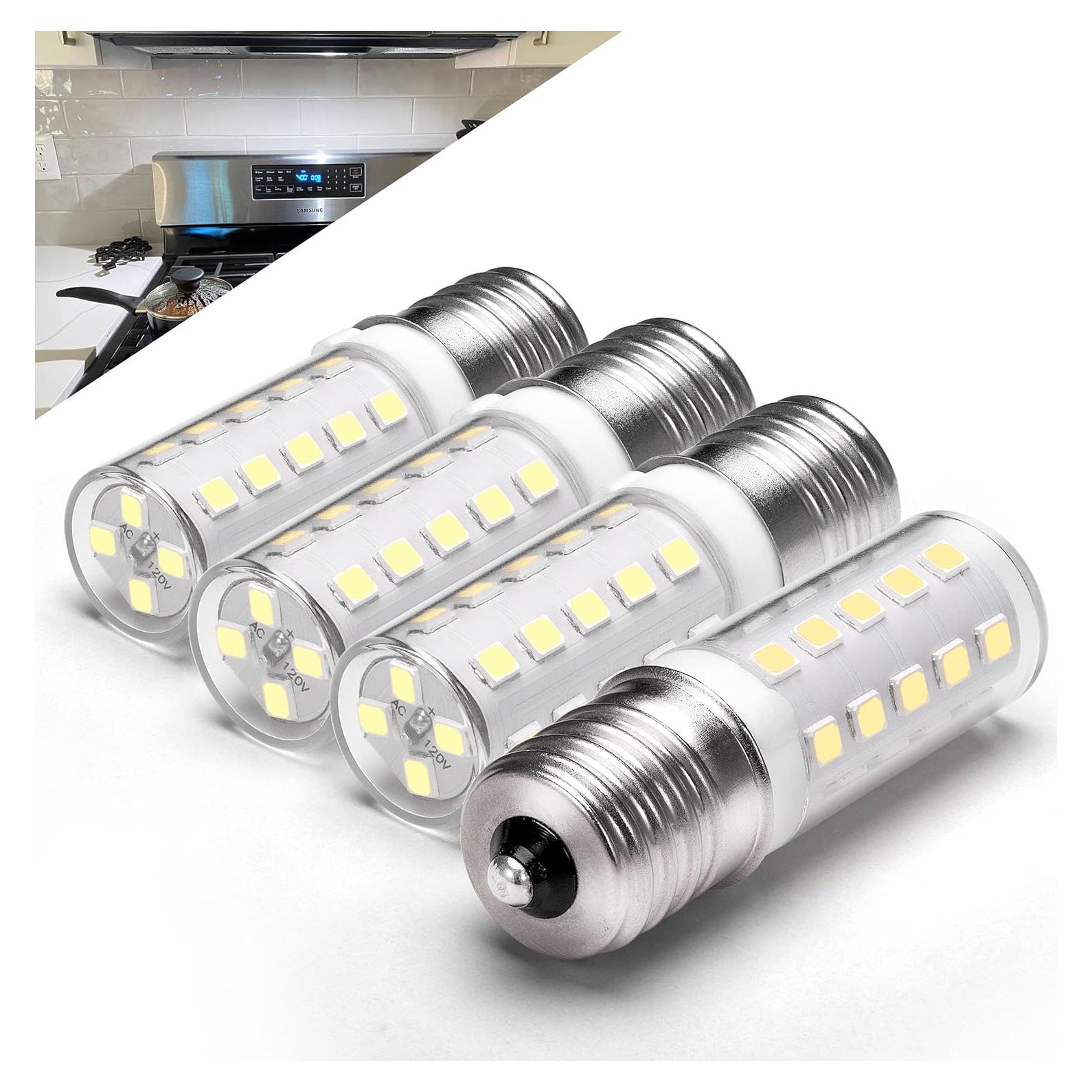 Bombilla LED E17 4W 450LM 6000K para Microondas - 4 Pack