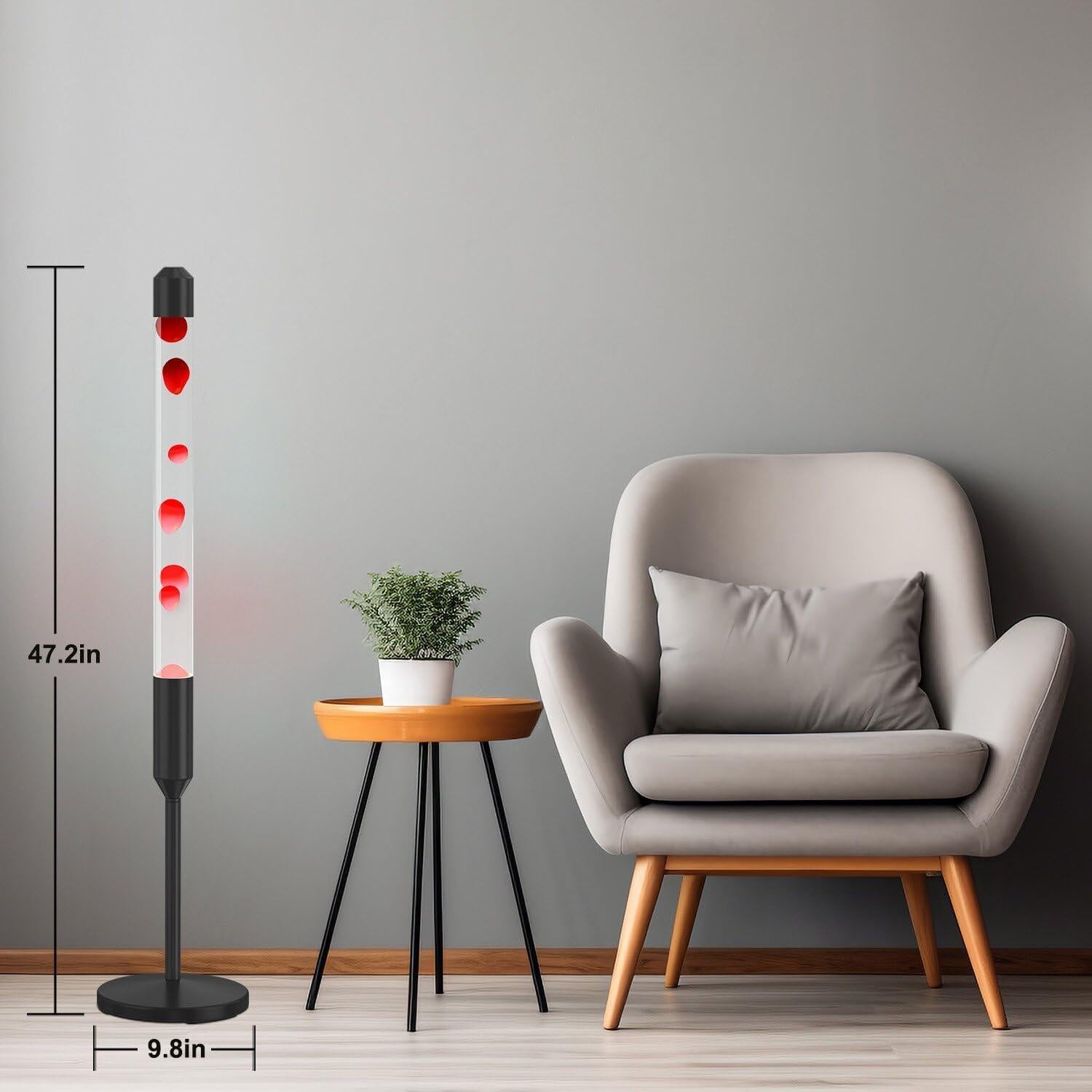 Lámpara de Magma Kyzfy 120.65 cm Luz Relajante Decorativa