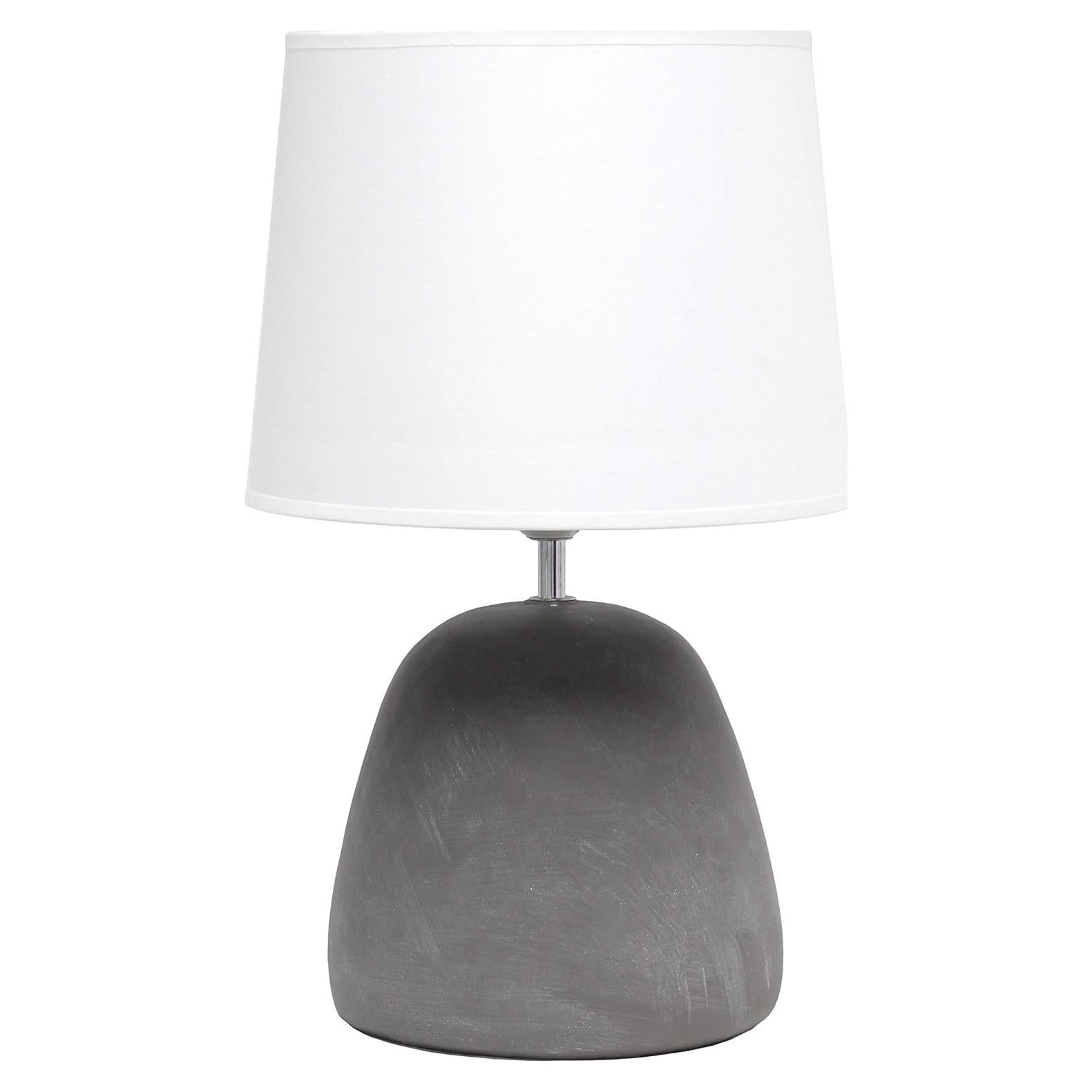 Lámpara de Mesa Simple Designs LT2058-WHT Blanca 43 cm