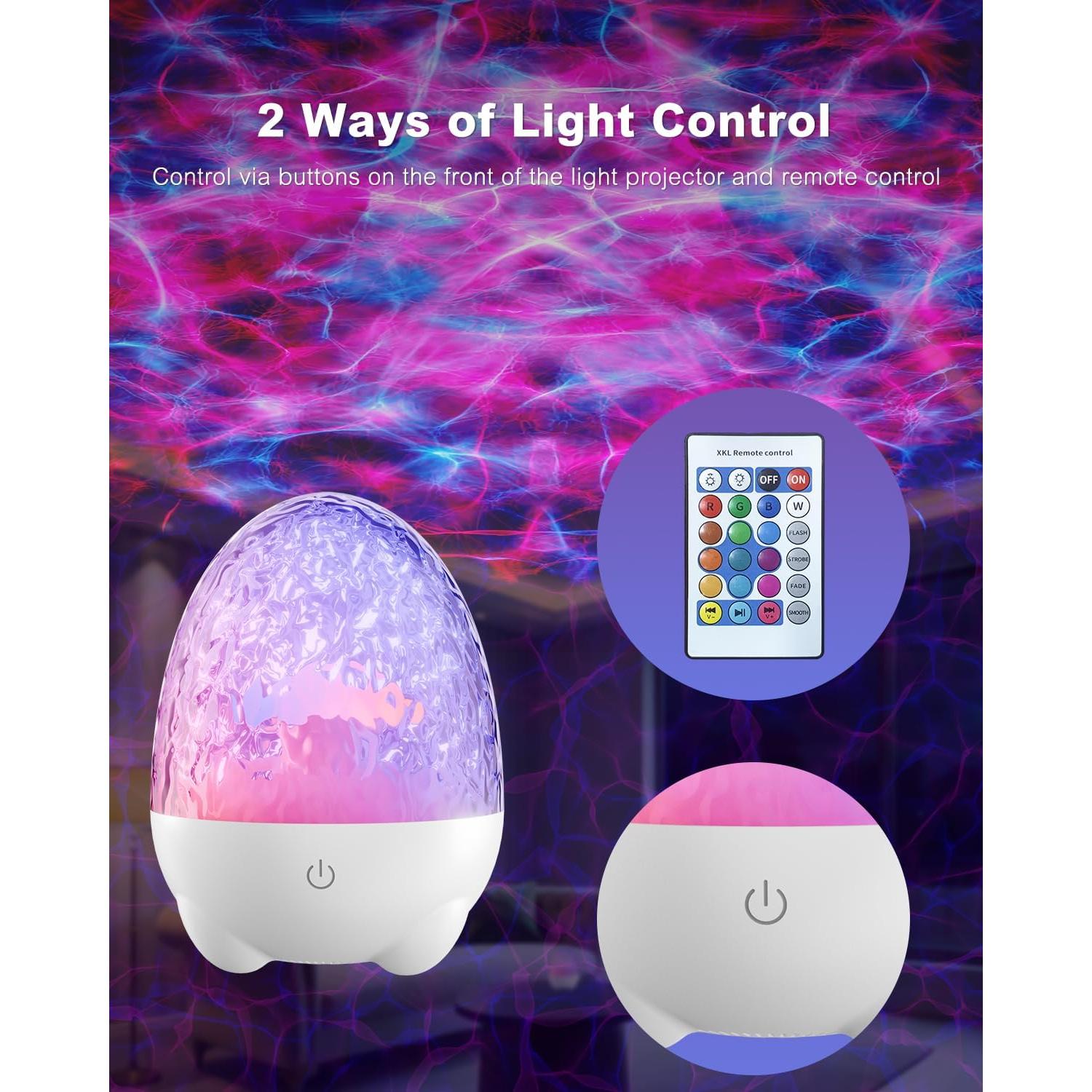 Proyector de Luz Aurora WeBeqer RGB con Altavoz Bluetooth