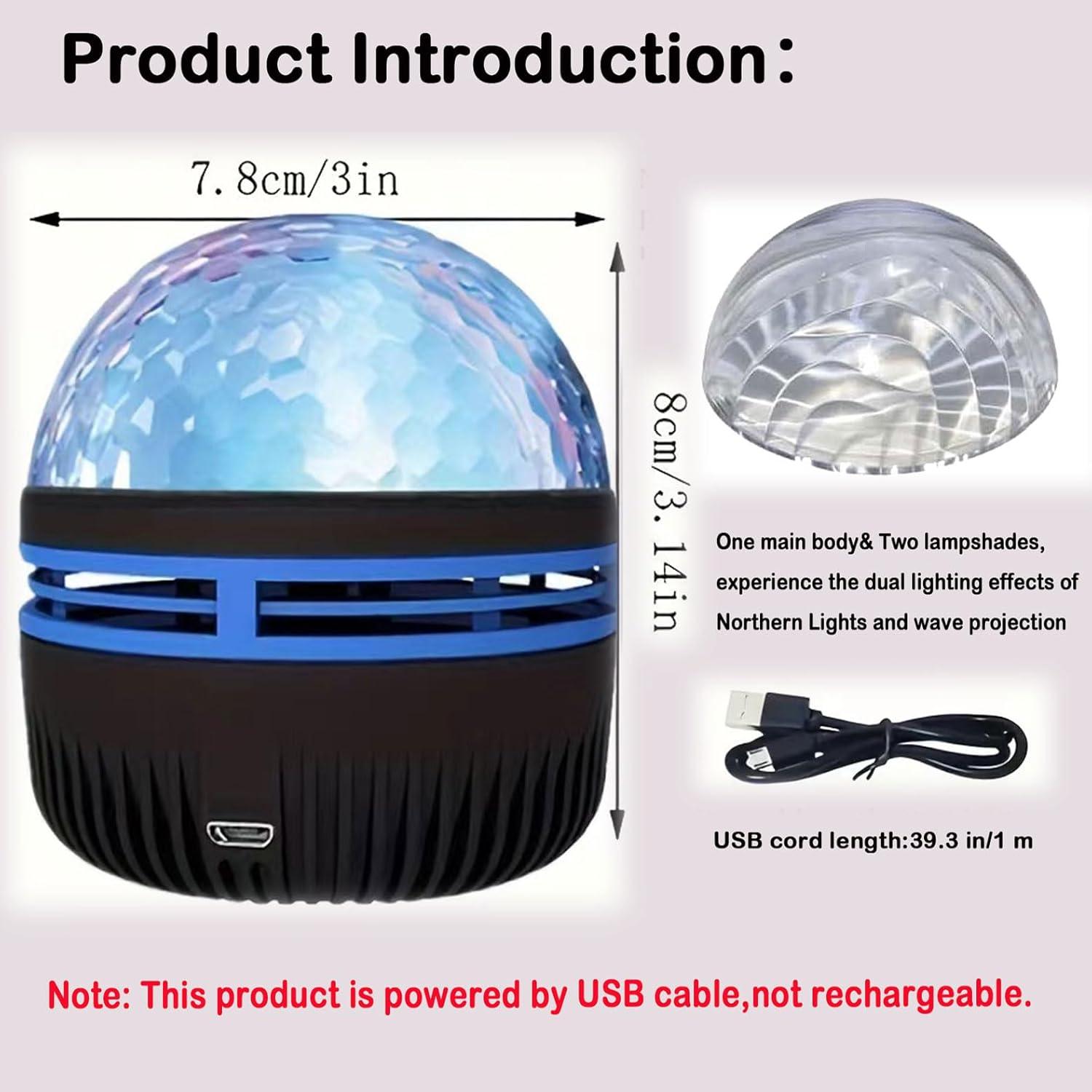 Proyector de Luces del Norte y Olas Gutsyluv 14 Efectos RGB