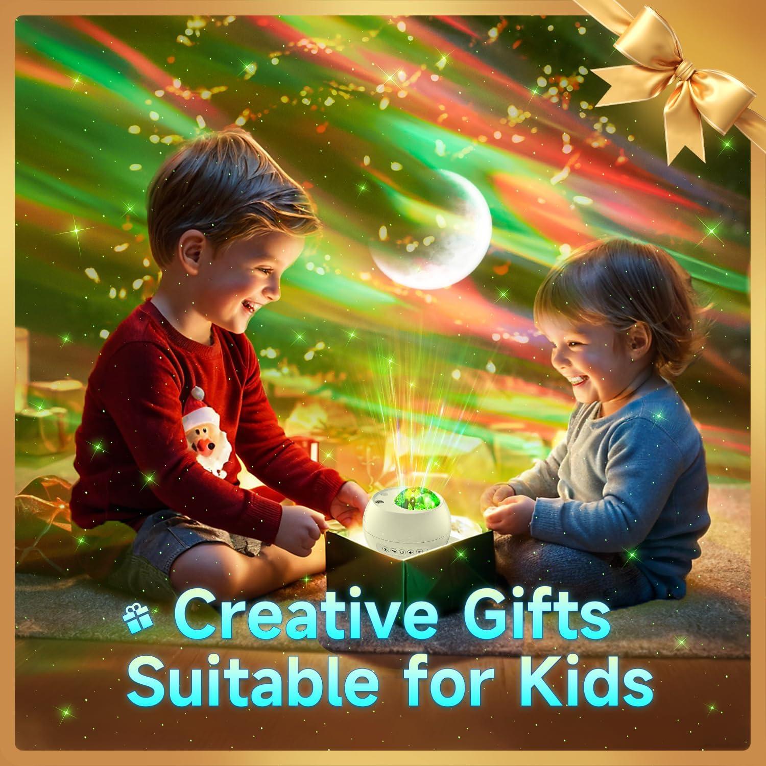 Proyector de Estrellas Coolnight WH-E12A, 180 Efectos Luz Aurora