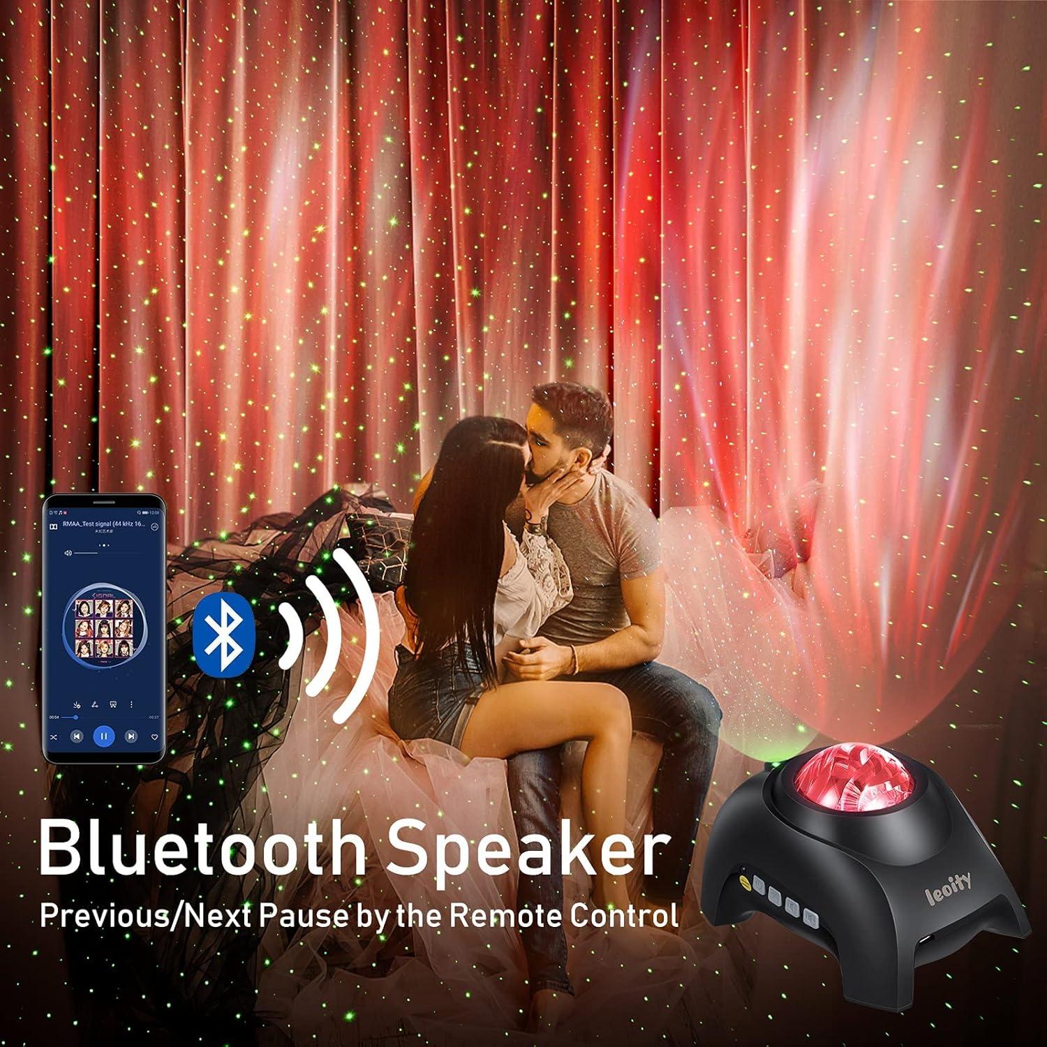 Proyector de Estrellas Leoity LY-SP001 con Altavoz Bluetooth