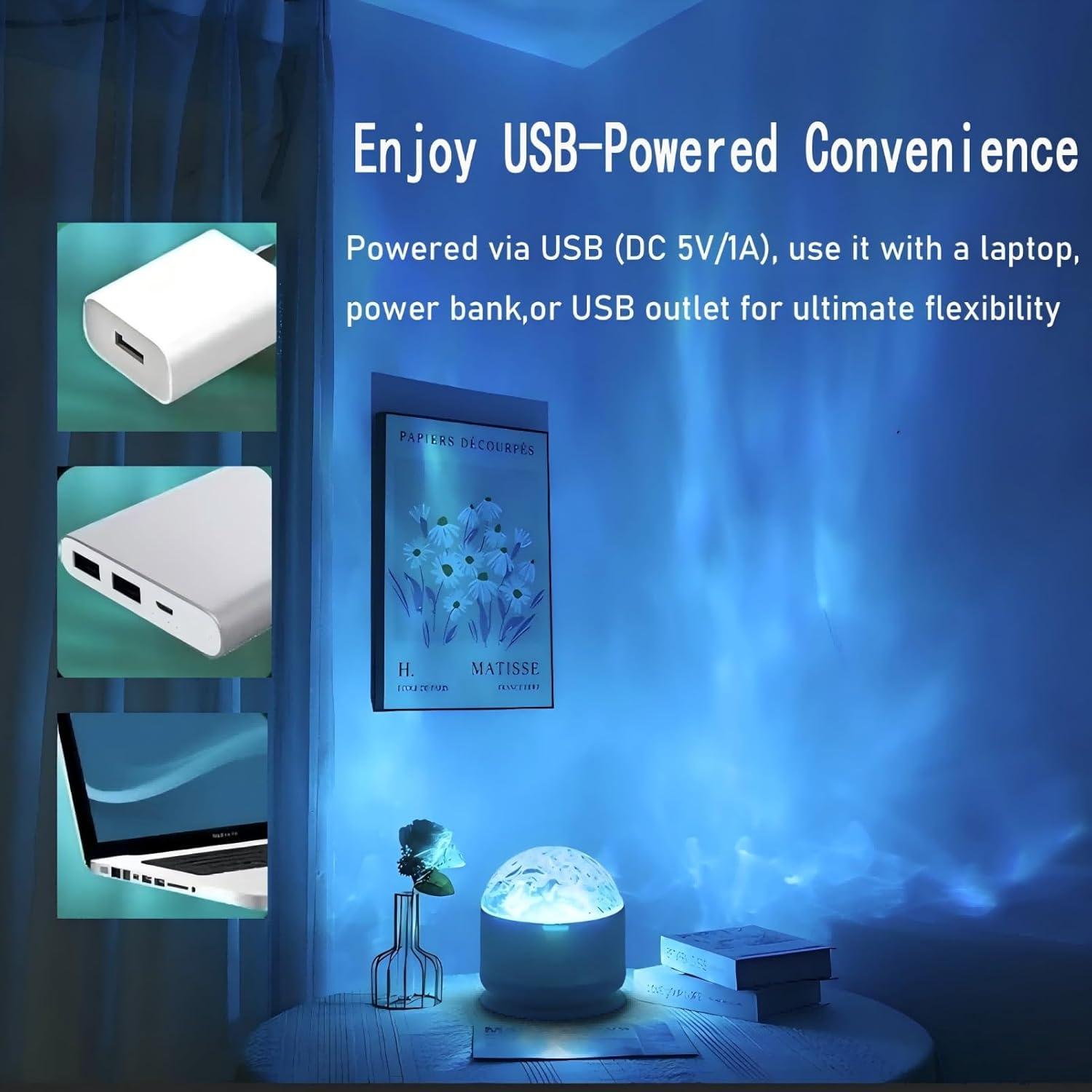 Proyector Aurora Luces del Norte Xugenxes 16 Efectos LED