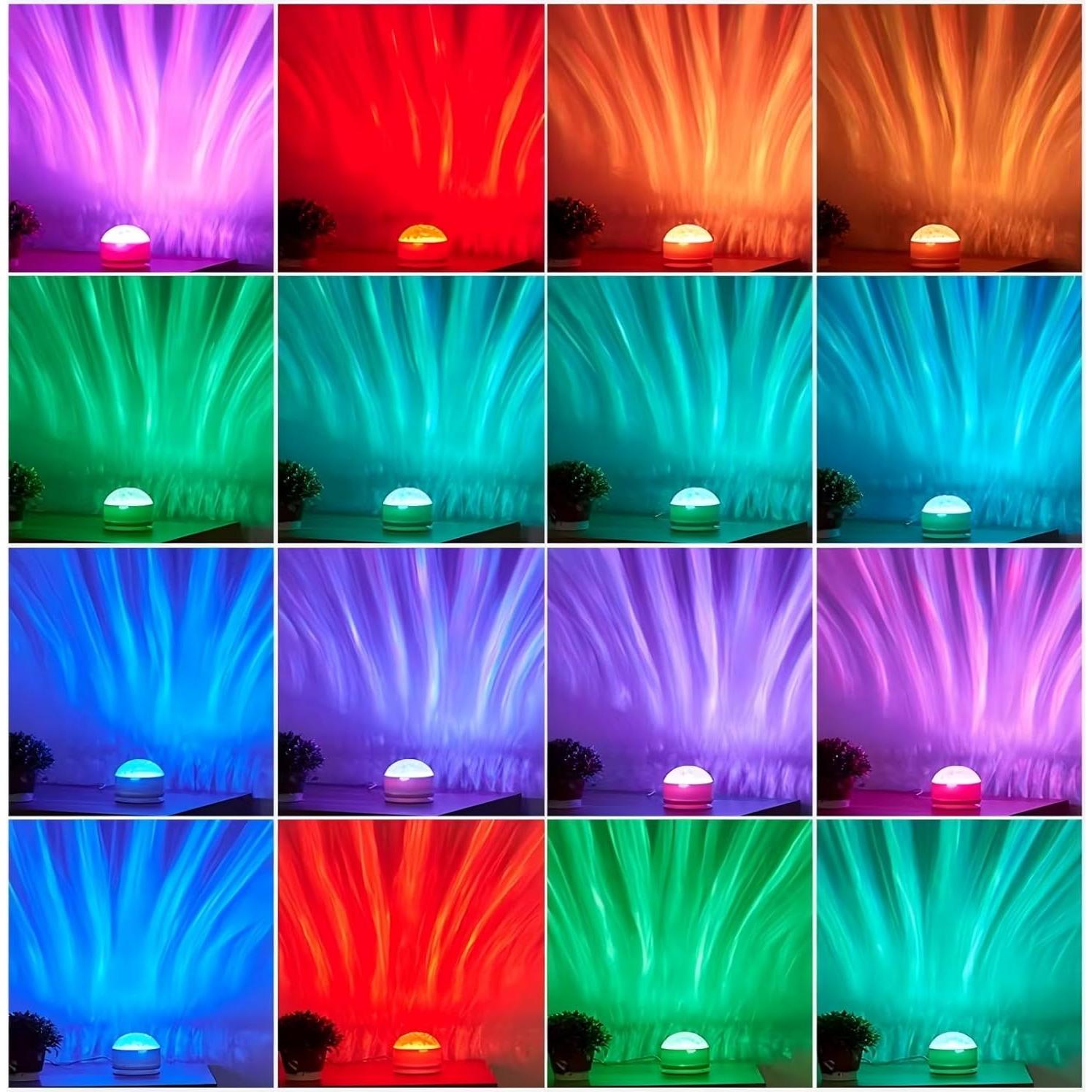 Proyector Aurora Luces del Norte Xugenxes 16 Efectos LED