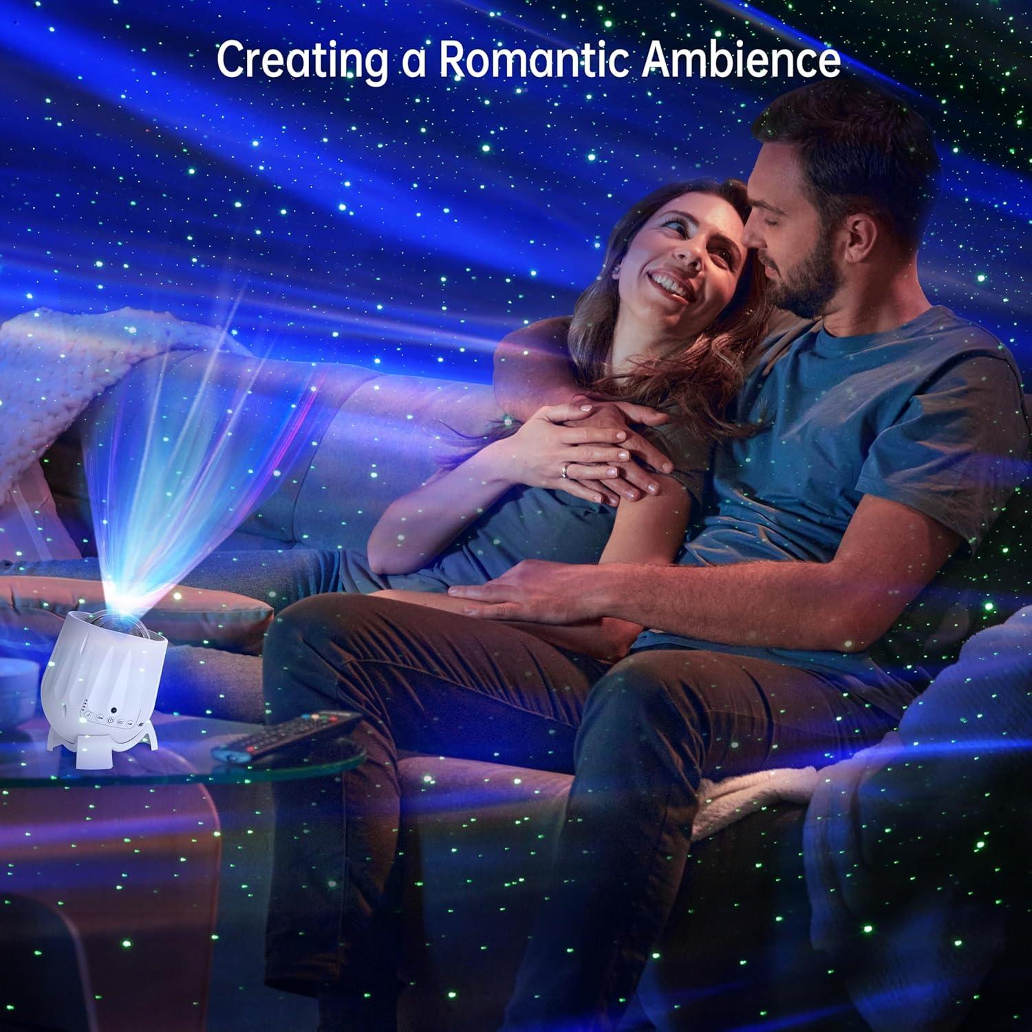 Proyector de Estrellas Recargable Twelvetooo con Bluetooth