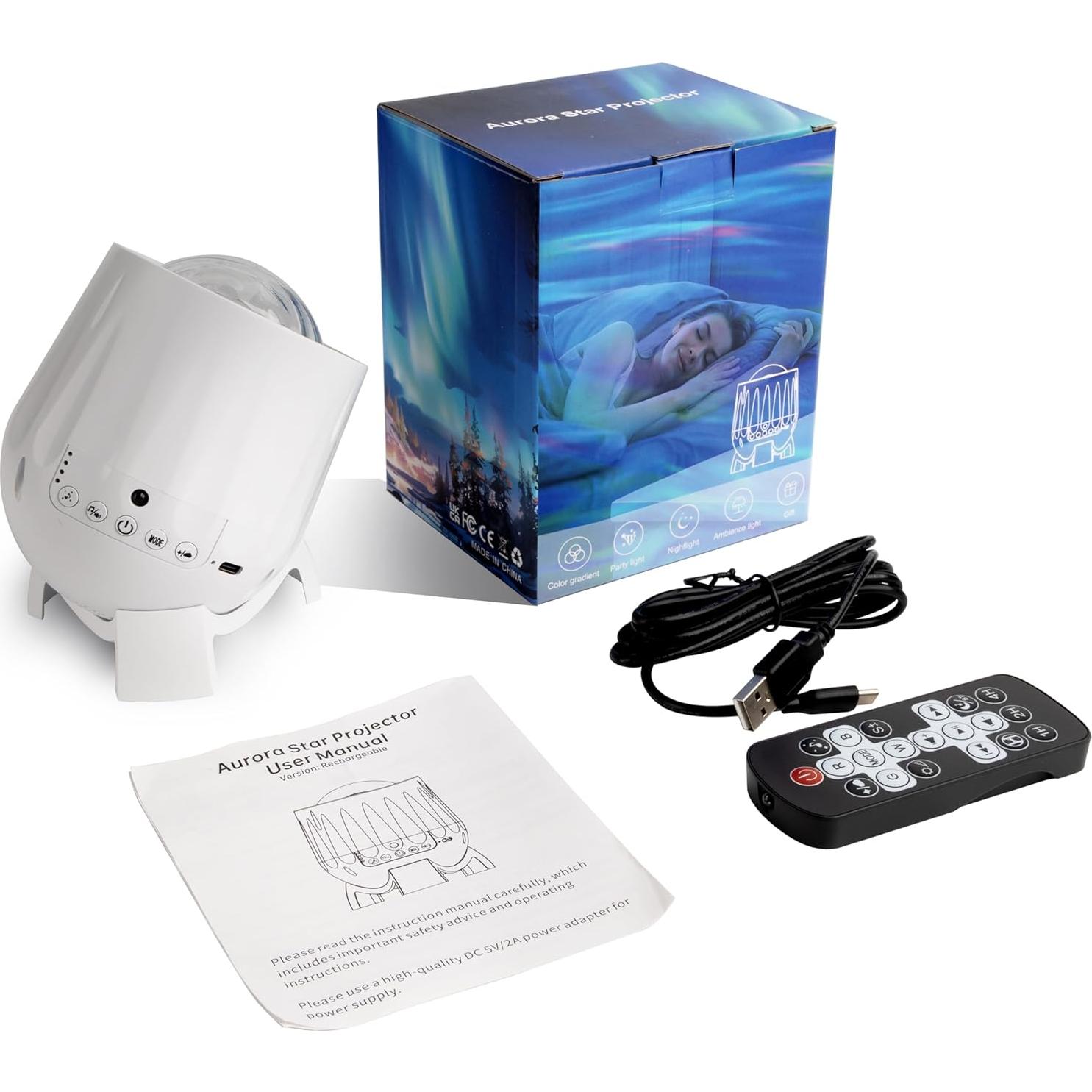 Proyector de Estrellas Recargable Twelvetooo con Bluetooth