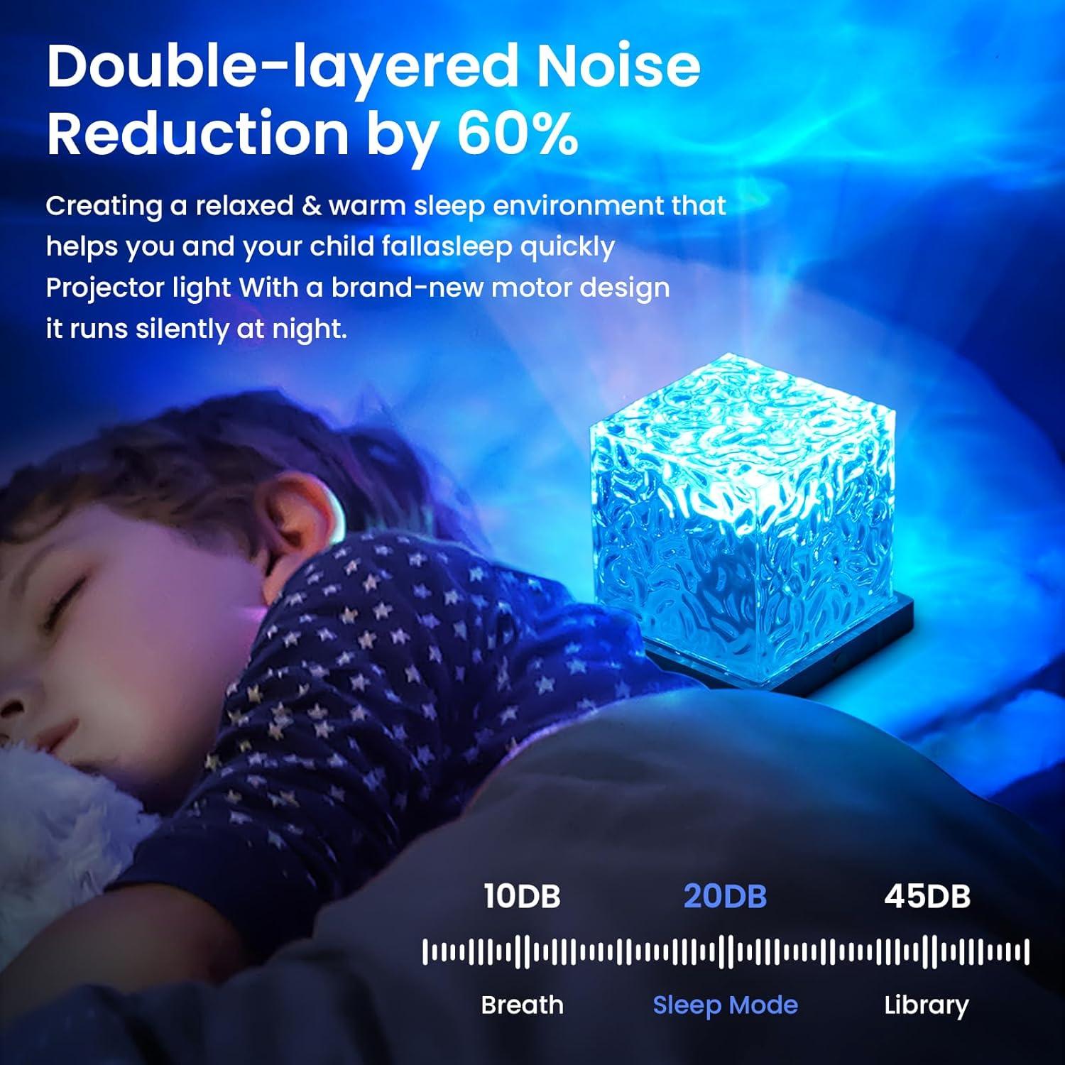 Proyector de Luz Galáctica LANXUD, 16 Colores, Control Remoto