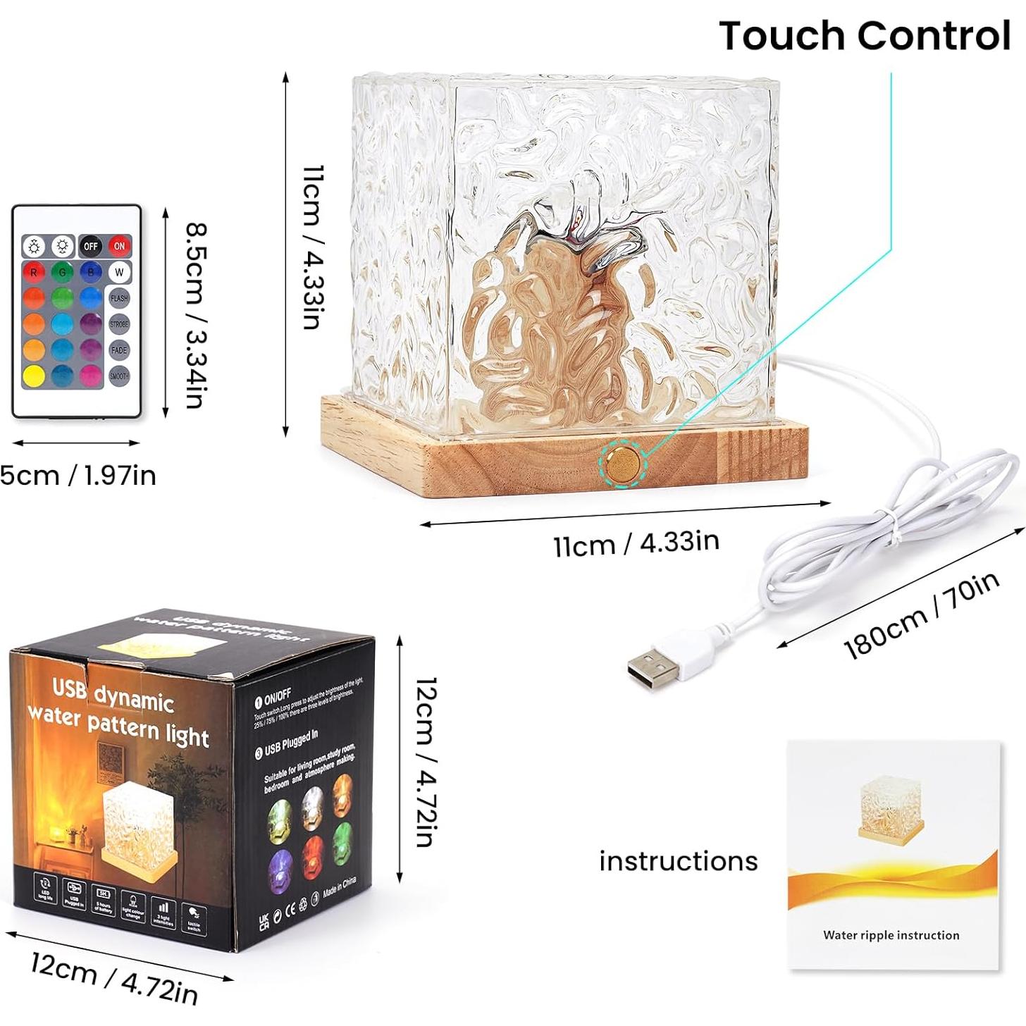 Proyector de Luz Galáctica LANXUD, 16 Colores, Control Remoto