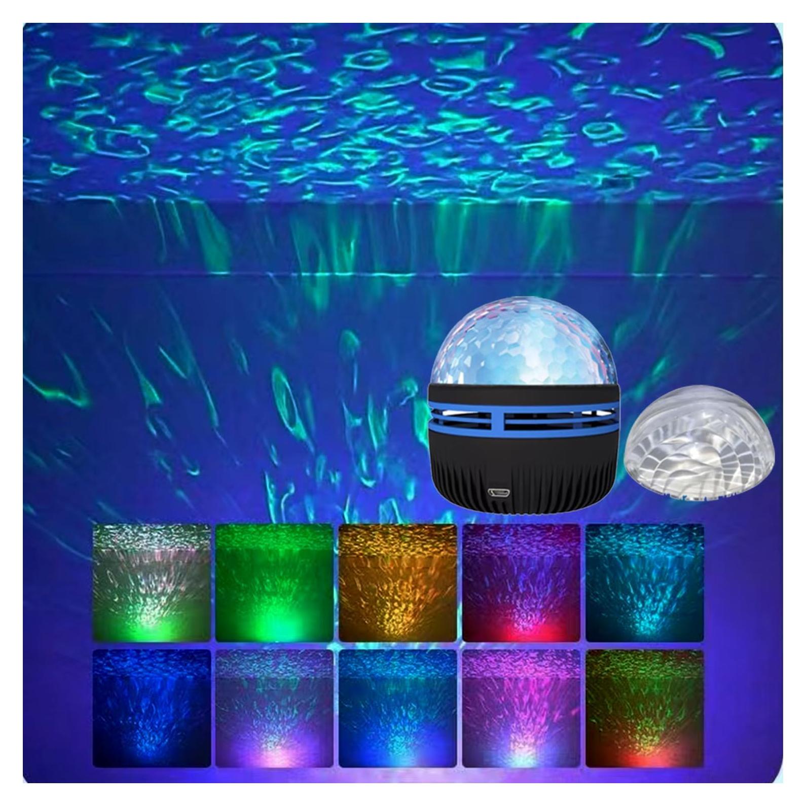 Proyector de Luces del Norte Yckeogln 2 en 1 LED Multicolor