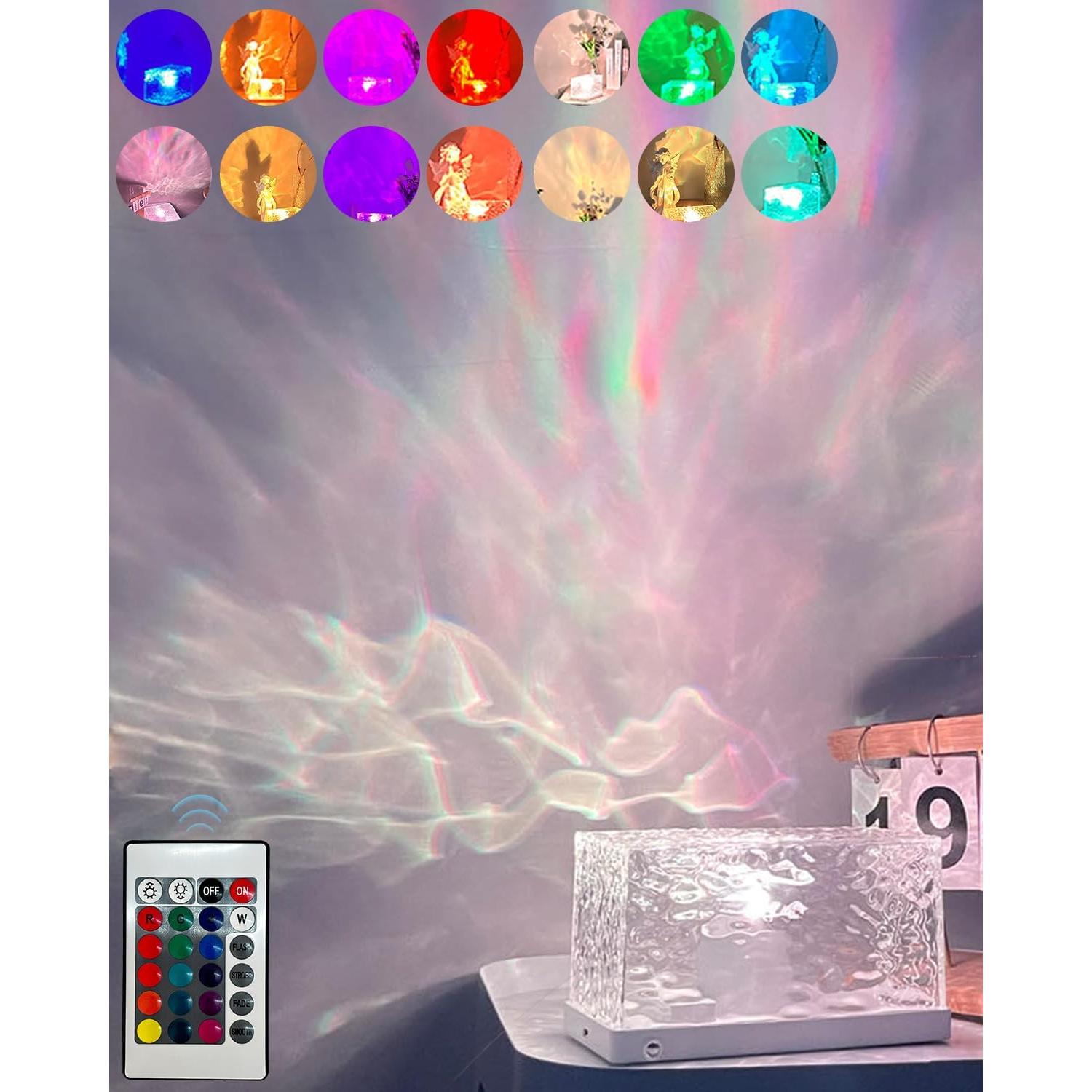 Proyector de Olas del Océano KIANDQU 16 Colores Luz LED