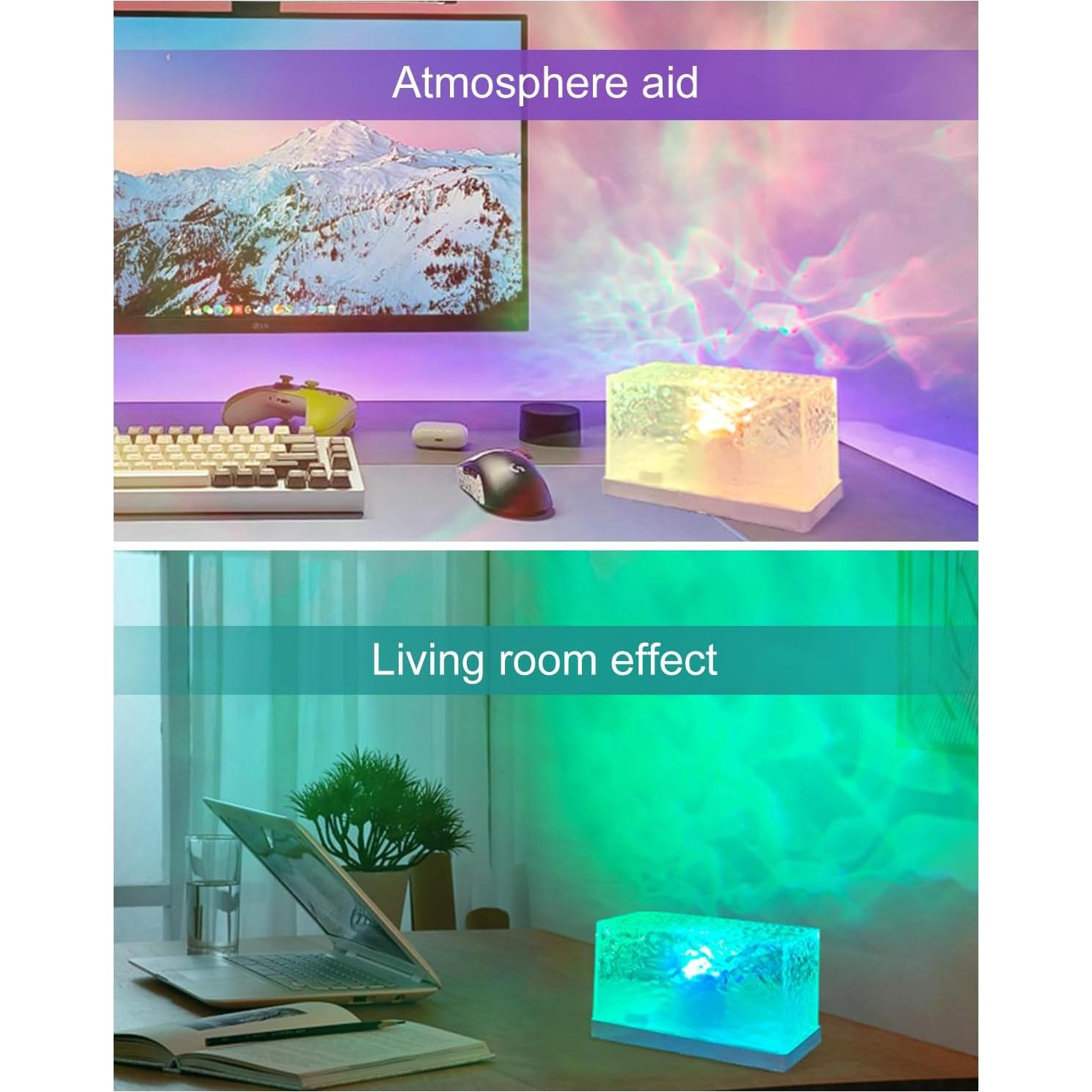 Proyector de Olas del Océano KIANDQU 16 Colores Luz LED