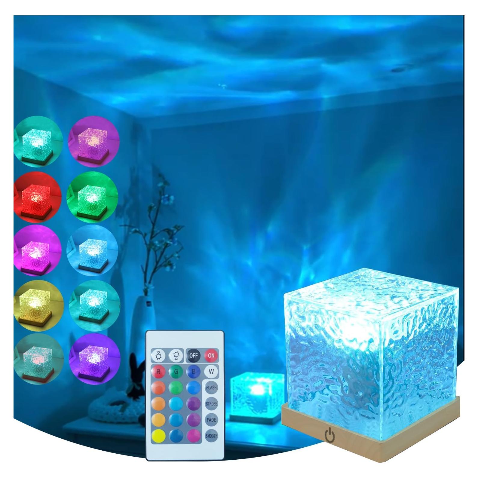 Proyector de Luz de Agua Baibaiba - Lámpara Oceánica 16 Modos