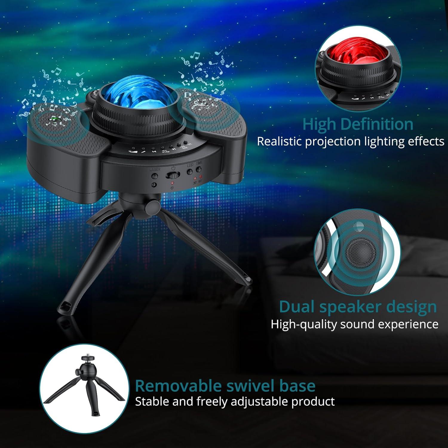 Proyector de Luces Nocturnas YGiTK BL-XK03, Nebulosa y Estrellas