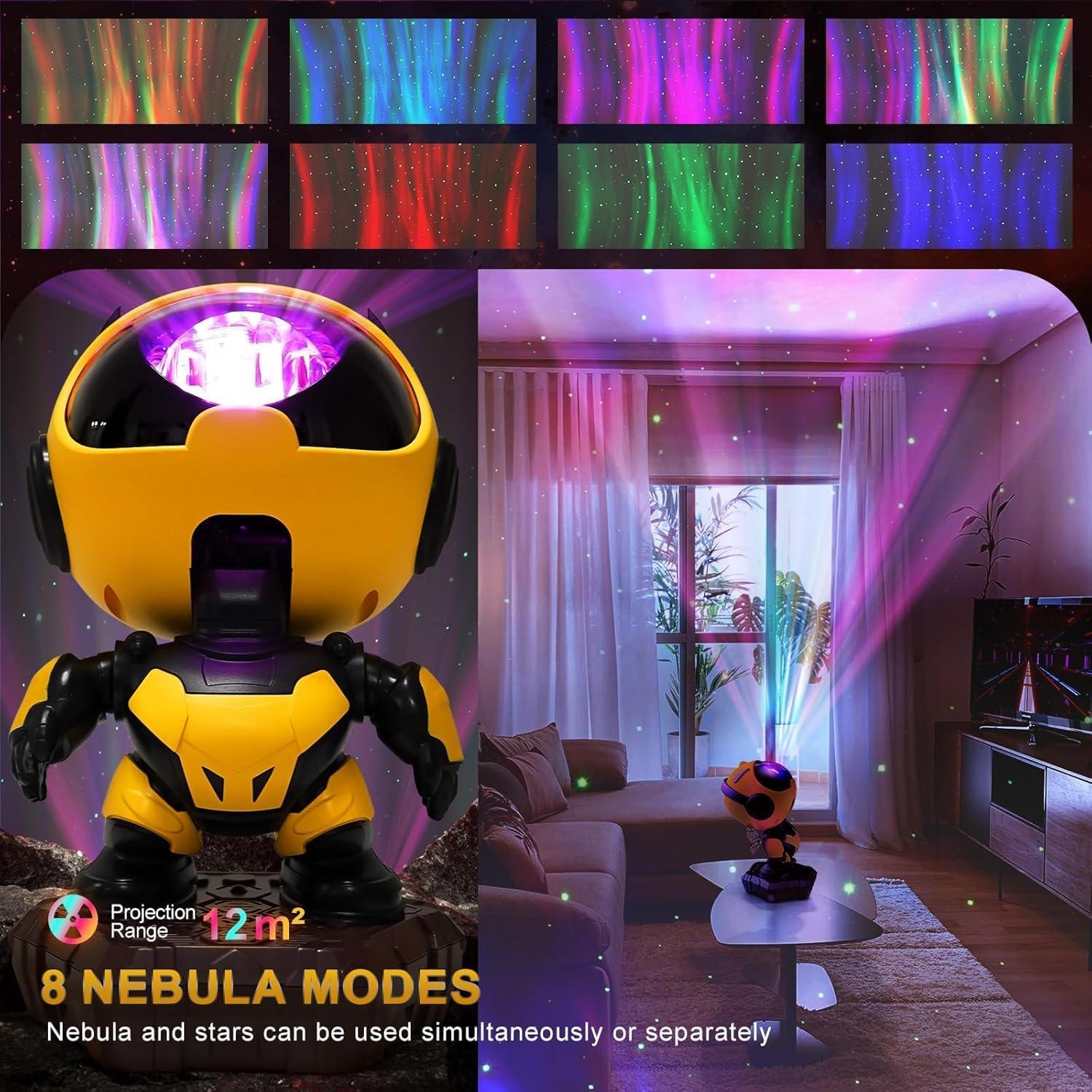 Proyector Luz Nocturna Abeja YAYZA! Astronauta LED 15x12cm