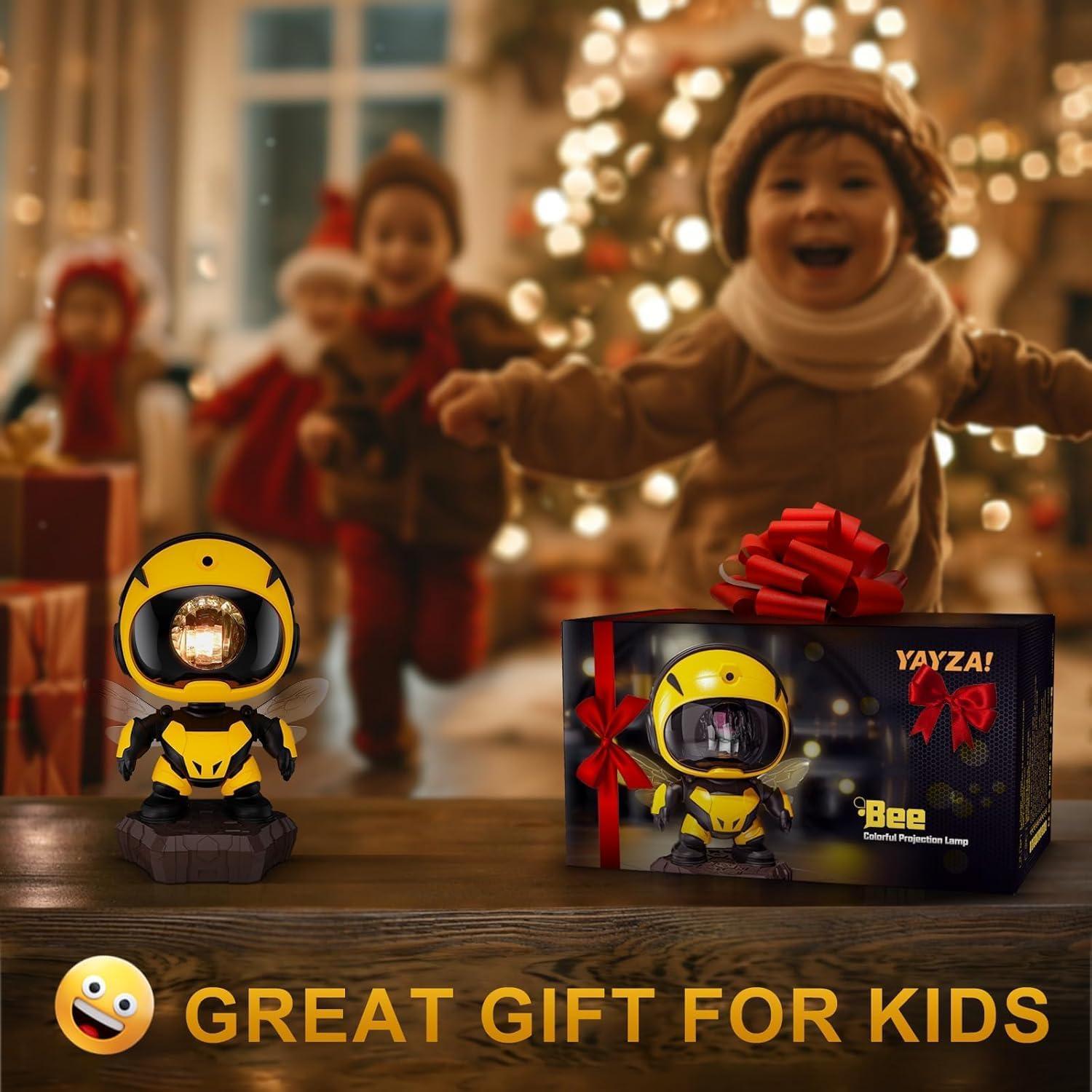 Proyector Luz Nocturna Abeja YAYZA! Astronauta LED 15x12cm