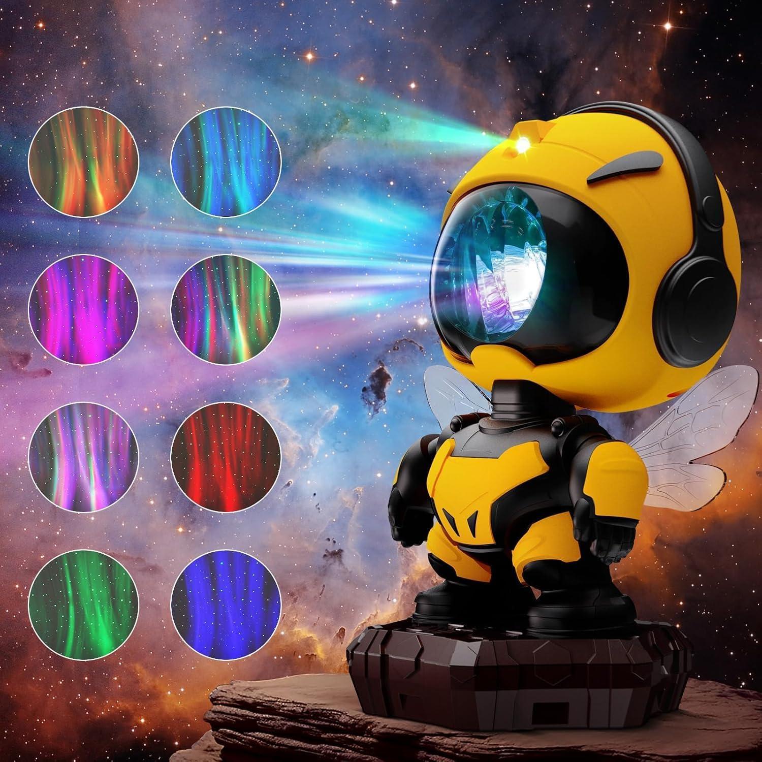Proyector Luz Nocturna Abeja YAYZA! Astronauta LED 15x12cm