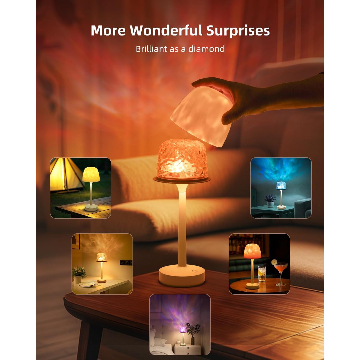 Proyector de Luz Ocean Wave CHLORANTHUS LED RGB Recargable