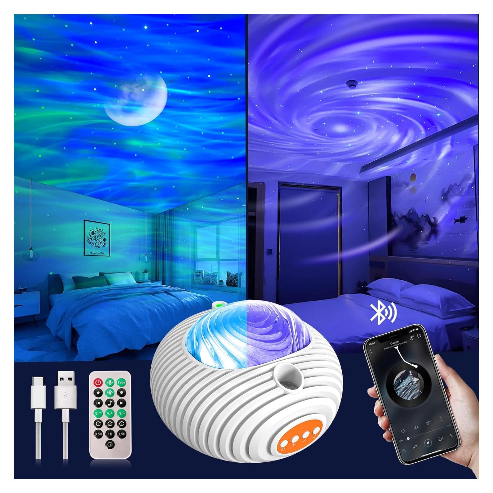 Proyector de Estrellas Yoostooper K-1106 con Bluetooth y Control Remoto