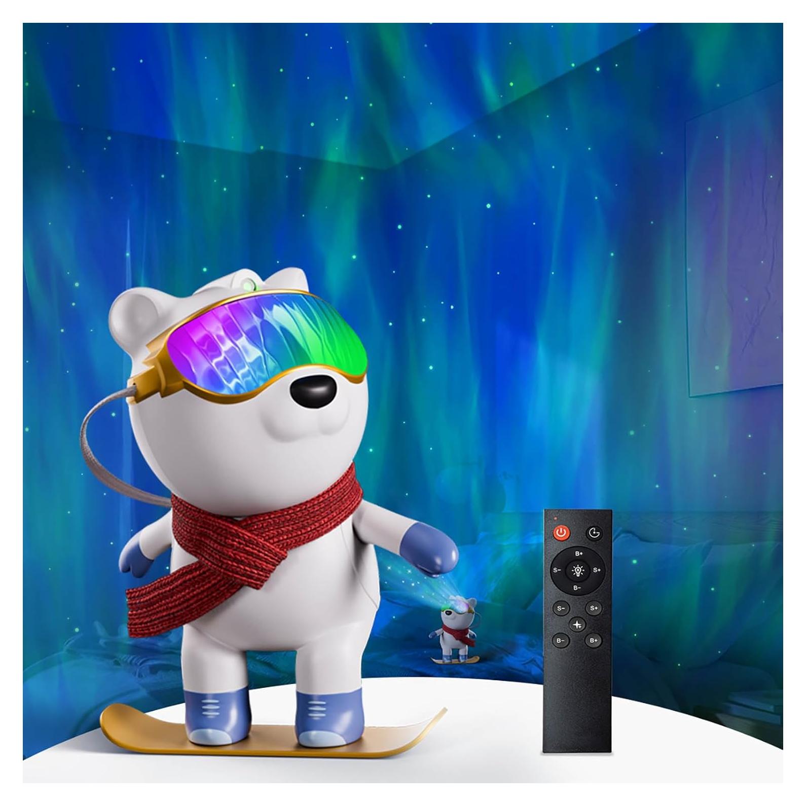 Proyector de Luz Aurora Vibelum HOM217 - Luz Nocturna LED 14.5x17 cm