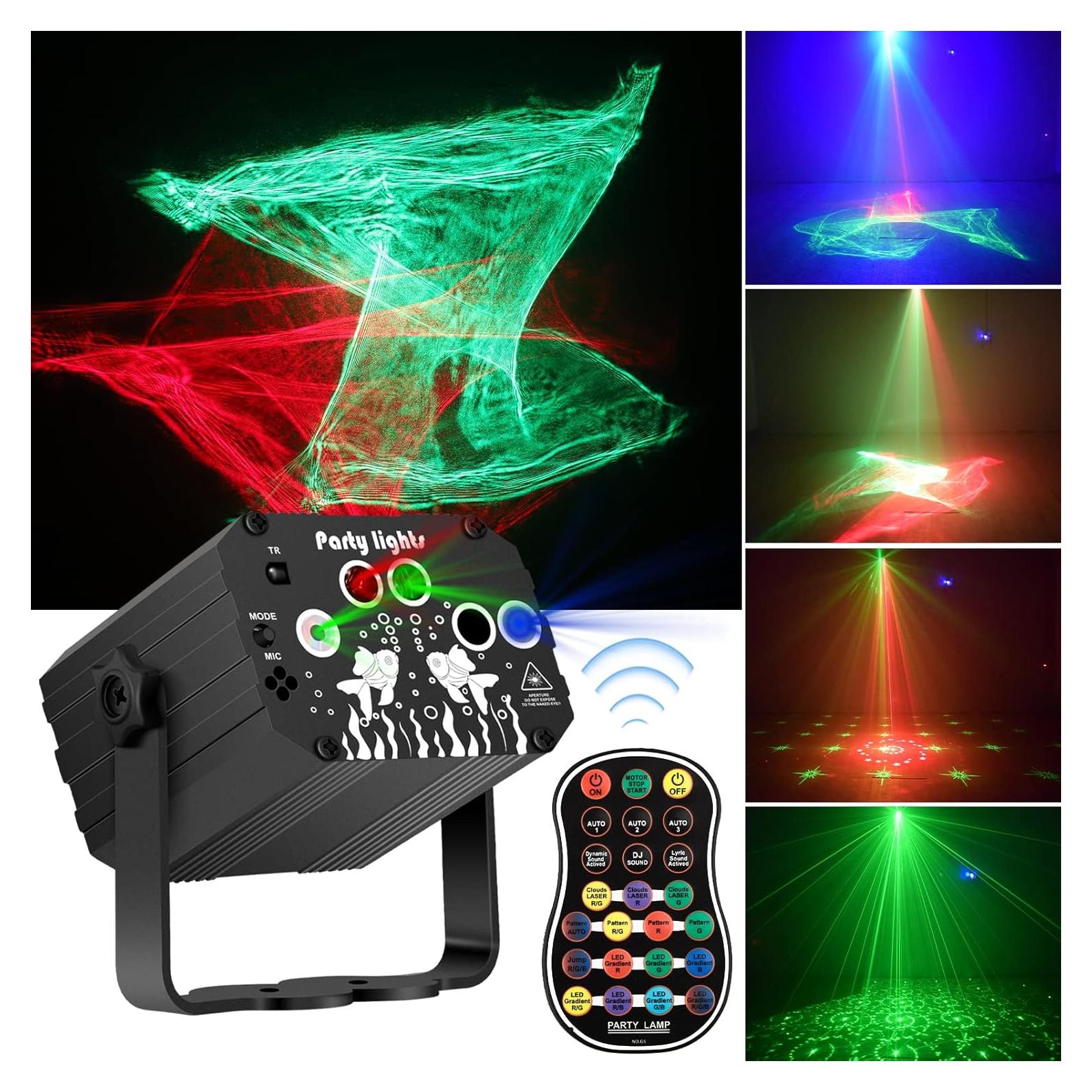 Luces de Fiesta DJ HUIZHOU DQ-R90L LED RGB USB Control Remoto