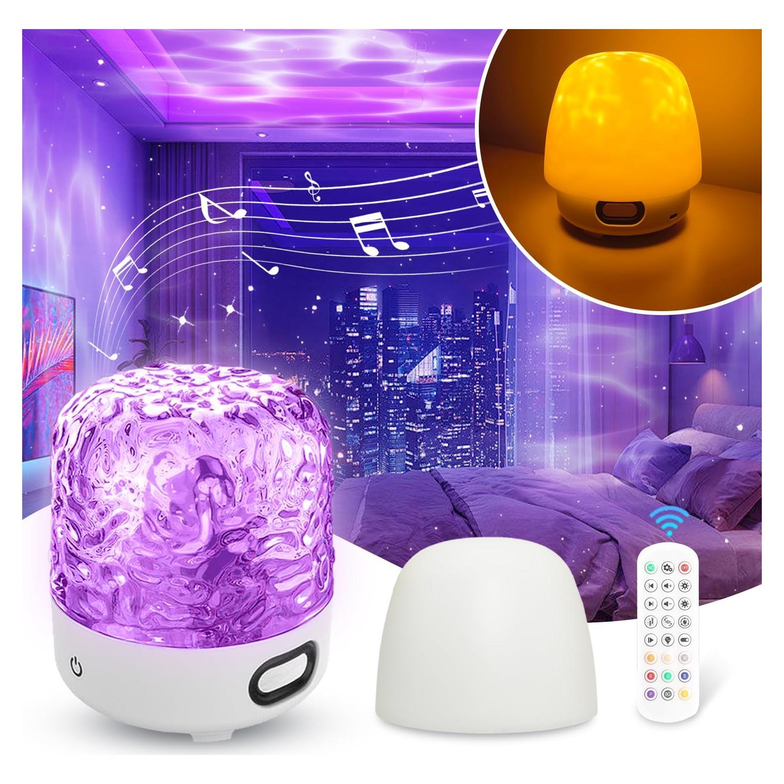 Proyector de Olas del Océano Yoyotager YCNL20 con Altavoz Bluetooth