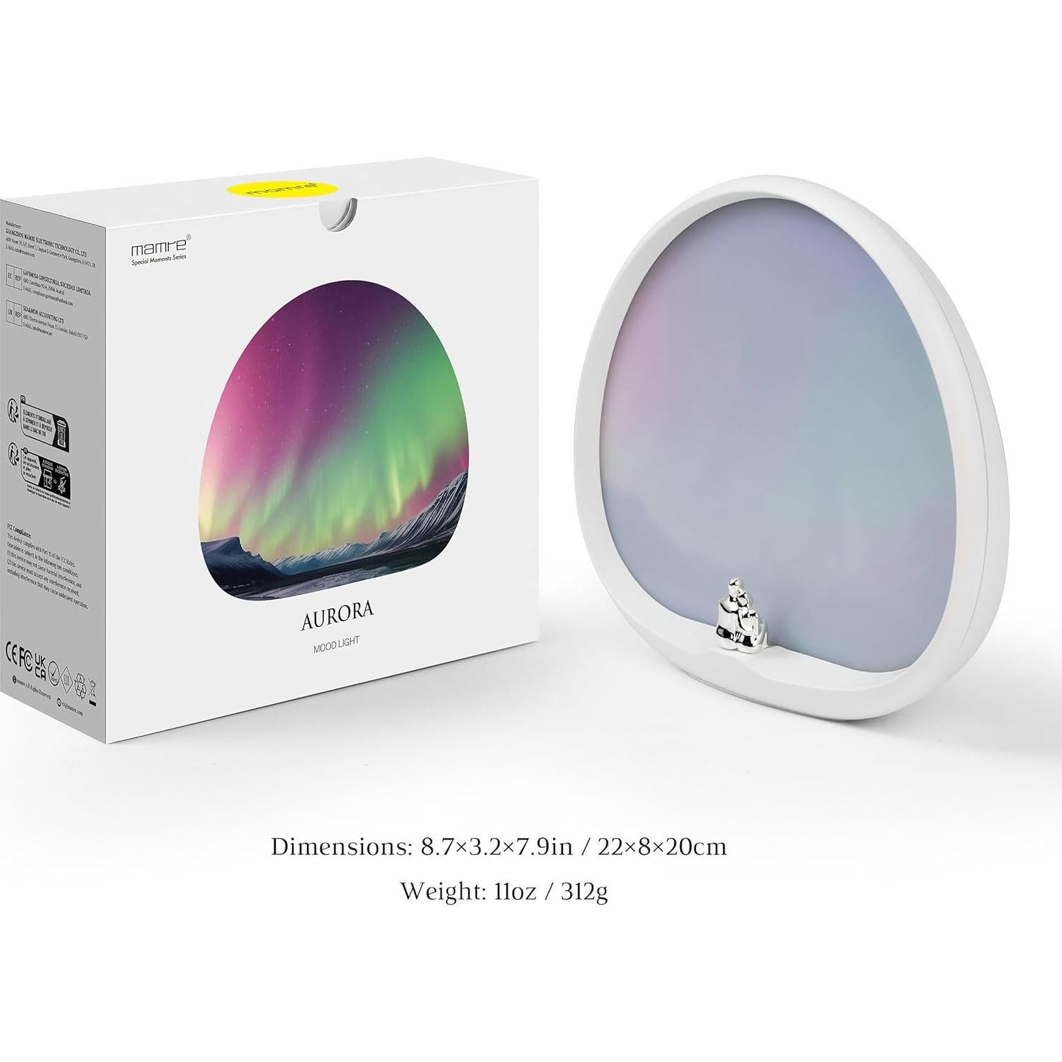 Lámpara Nocturna Regulable Mamre Aurora 20.8x7.9cm