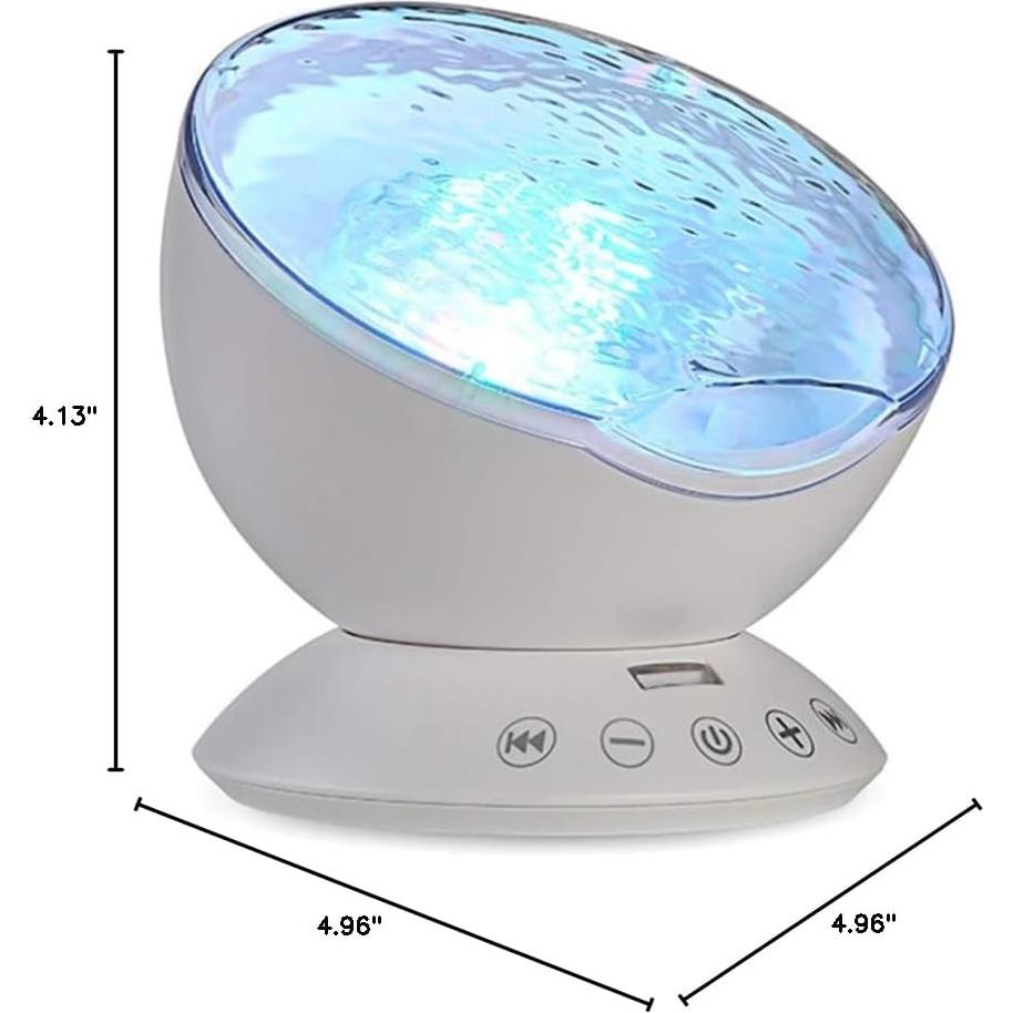 Proyector de Olas del Océano TOMNEW con Control Remoto LED