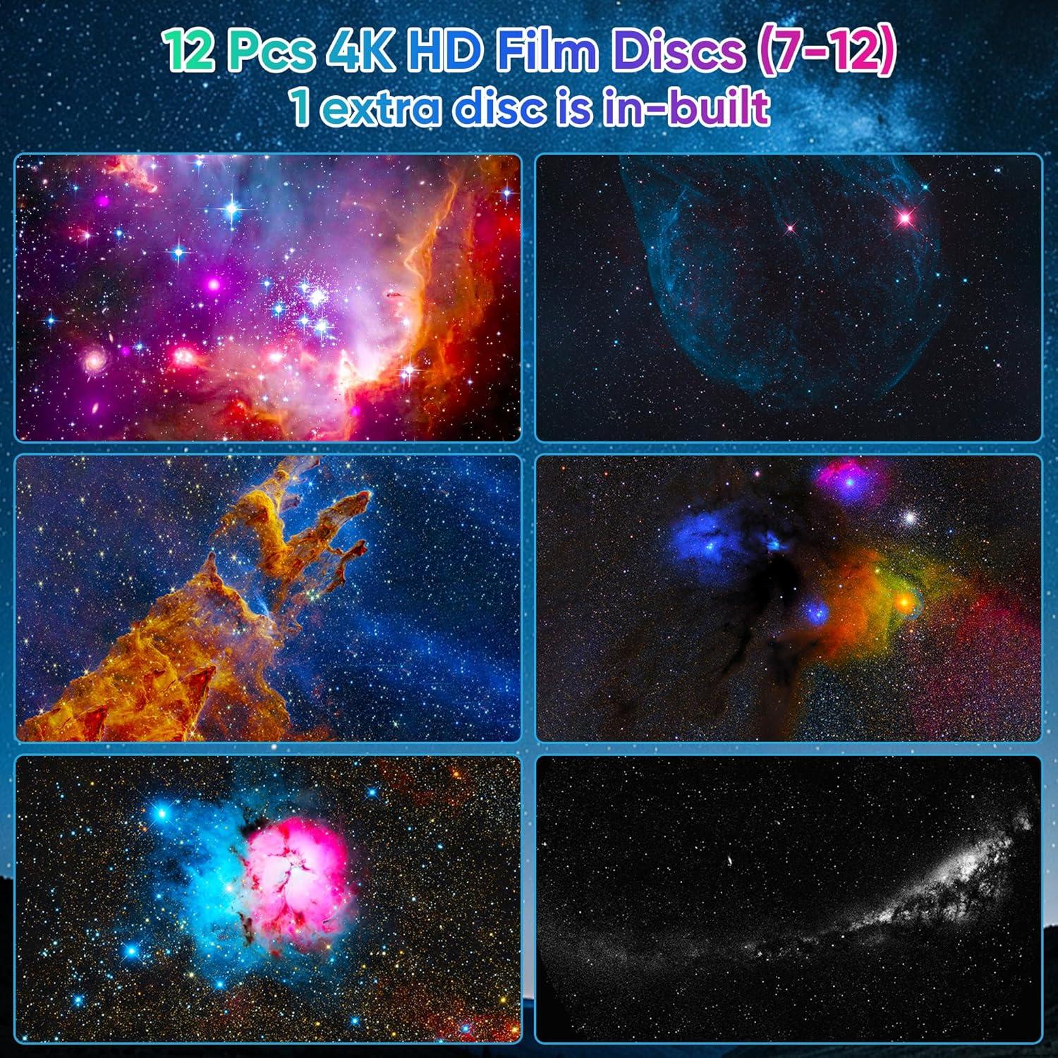 Proyector de Galaxia FlyEagle BL-HJ07 con 13 Discos HD