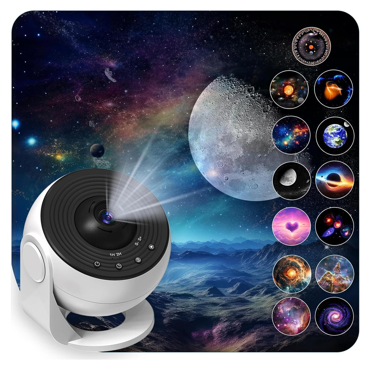 Proyector Planetario Roujune BL-DQY02 LED 13 Discos