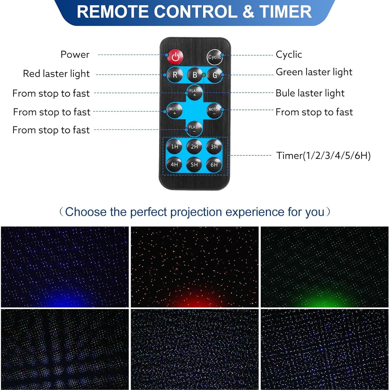 Proyector Láser RGB ZHONGSHAN SE369 para Exterior IP65