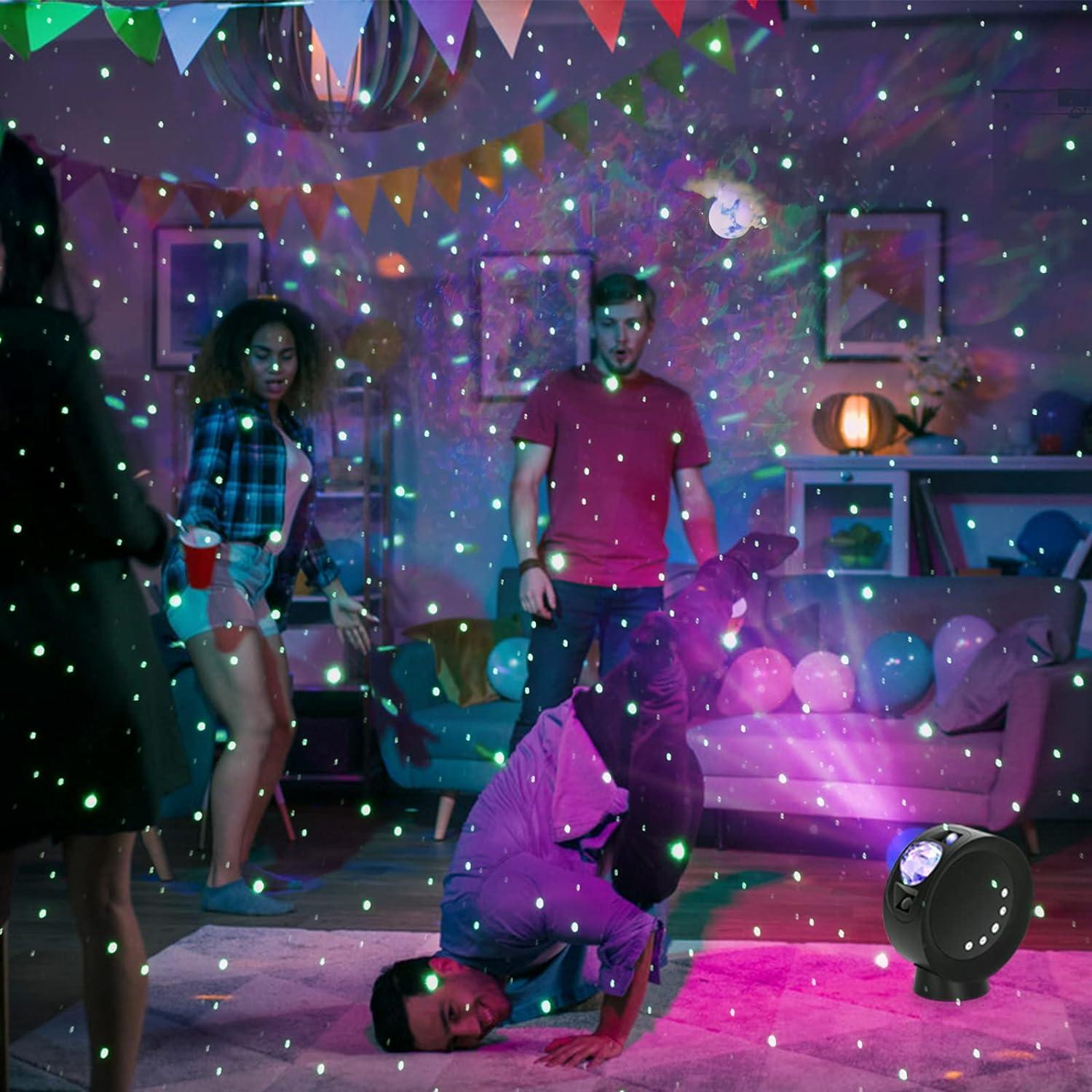 Proyector LED LitEnergy GGE01, Luz Nocturna Galáctica 120 Lúmenes