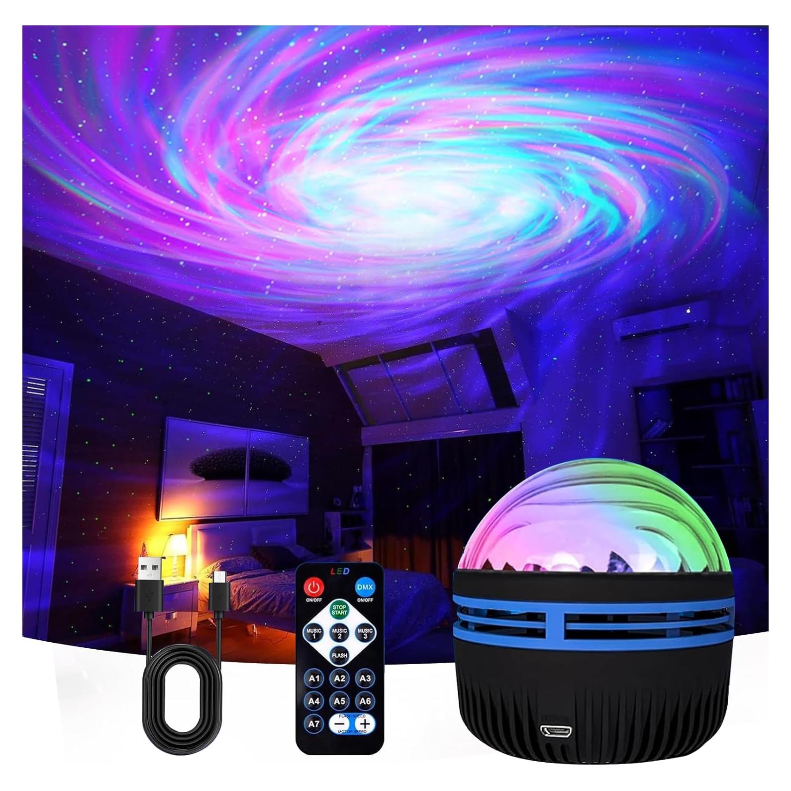 Proyector de Galaxia MAXROCK HDT-B con Control Remoto 10cm