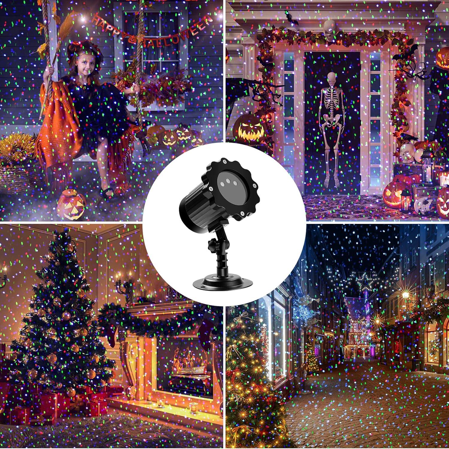 Proyector de Luces Láser RGB Firefly, 7 Colores, IP65