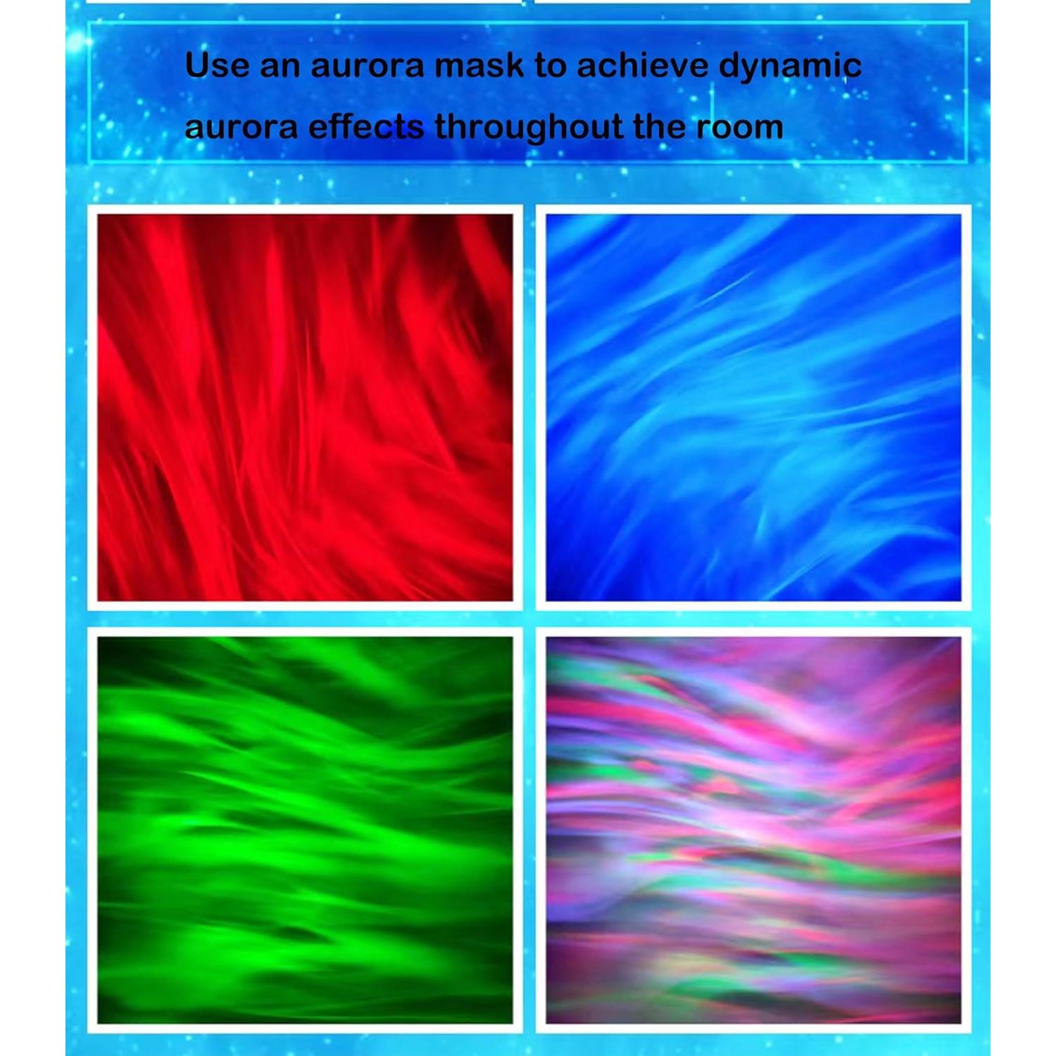 Proyector de Luz Galáctica 2 en 1 Yevheniy - Auroras y Olas