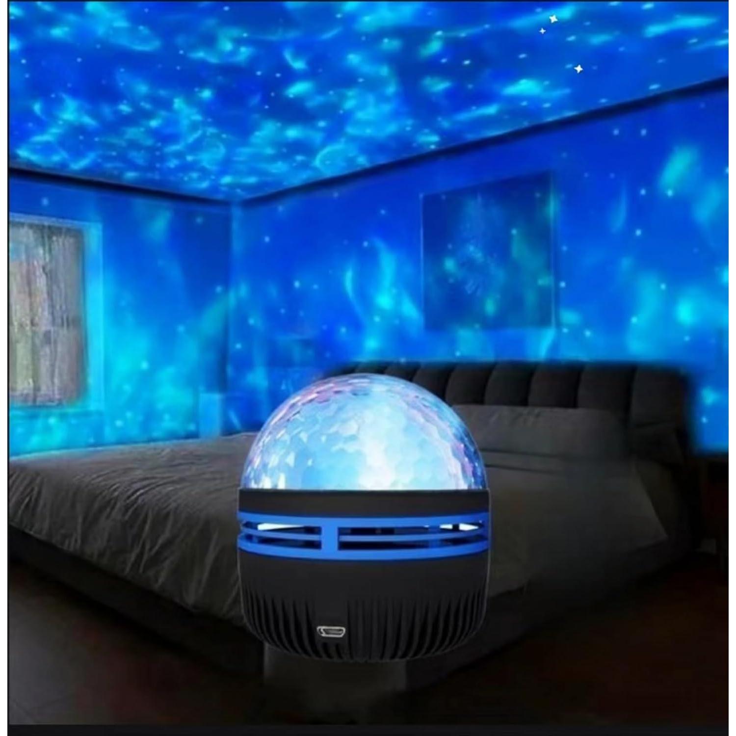 Proyector de Luz Galáctica 2 en 1 Yevheniy - Auroras y Olas