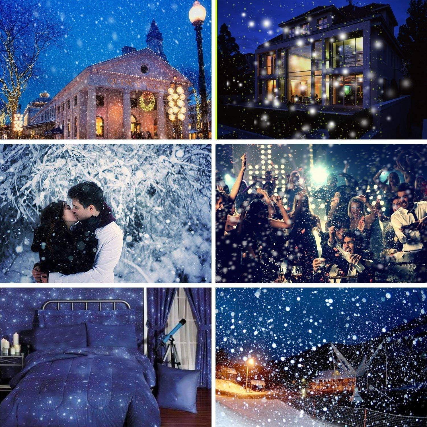 Proyector de Nieve Navideña Syslux con Control Remoto 9W