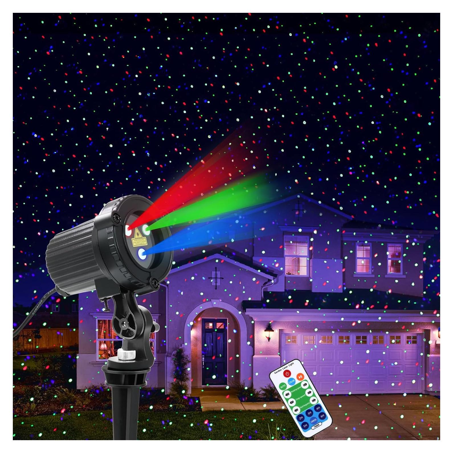 Proyector de Luces Láser Navidad SHENZHEN MOD01RGB IP65