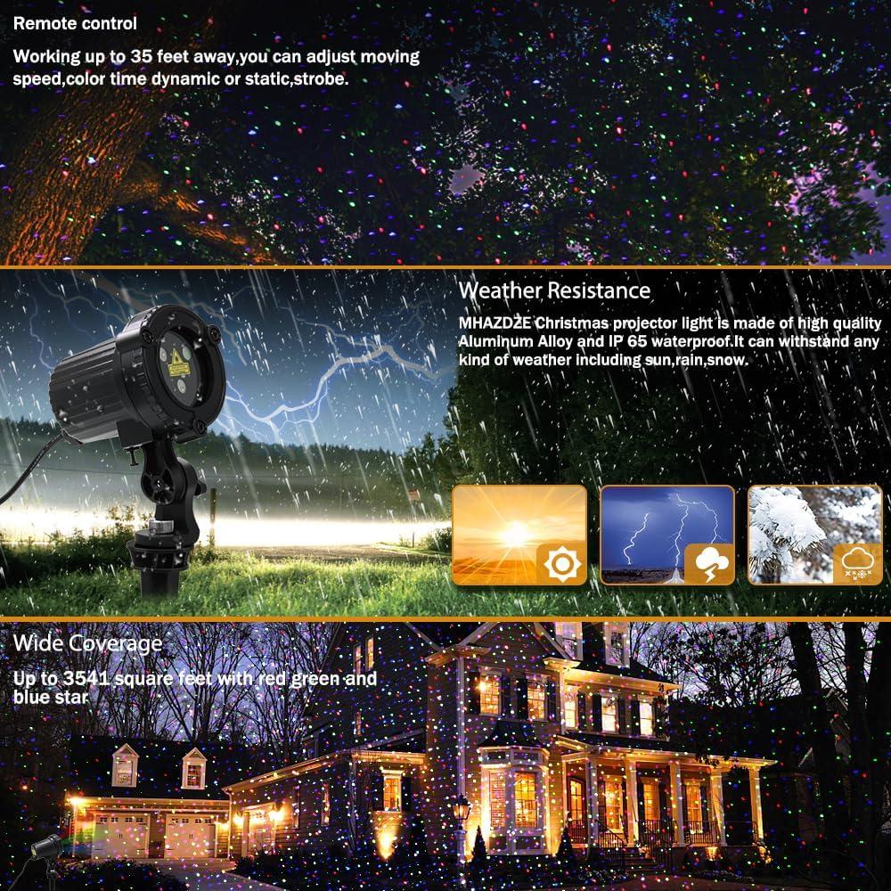 Proyector de Luces Láser Navidad SHENZHEN MOD01RGB IP65