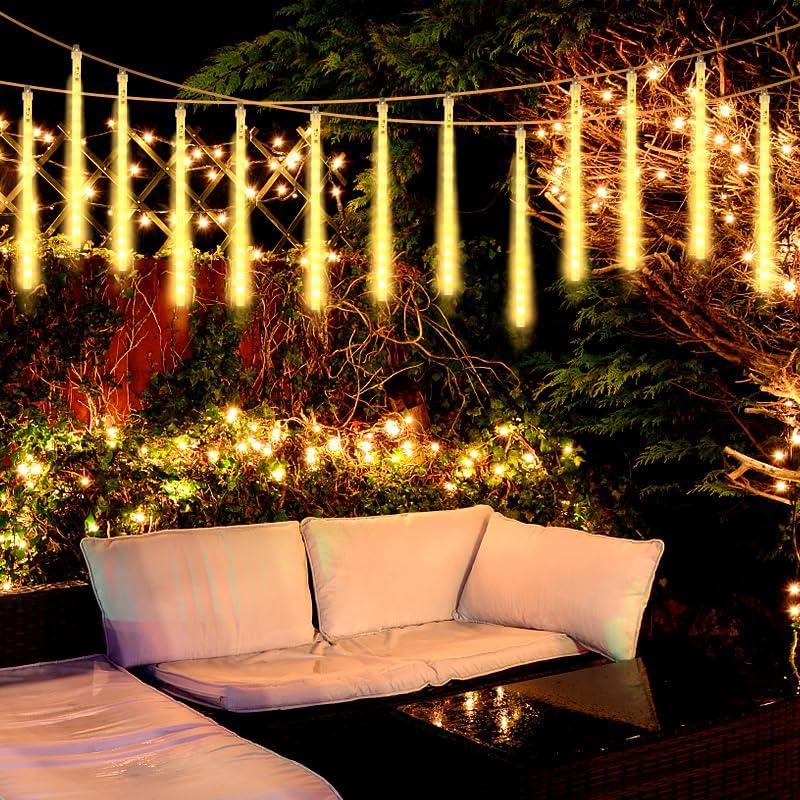 Luces de Lluvia de Meteoros Roytong 10 Tubos 360 LED 30 cm