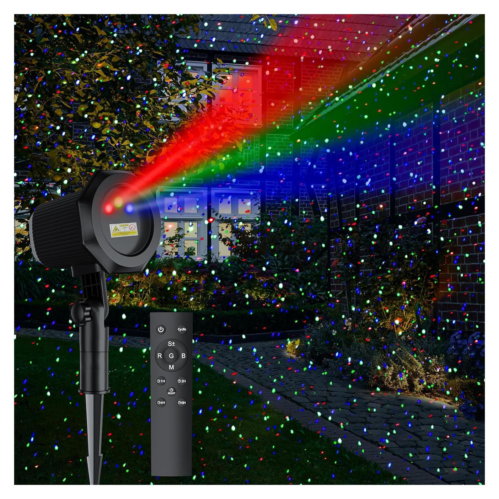 Proyector de Luces de Jardín Firefly RGB con Control Remoto