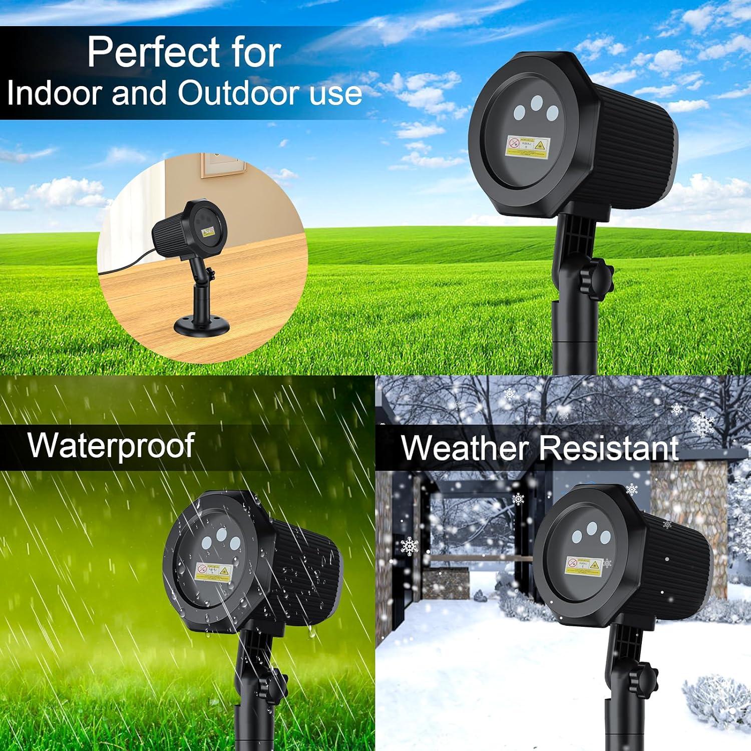 Proyector de Luces de Jardín Firefly RGB con Control Remoto