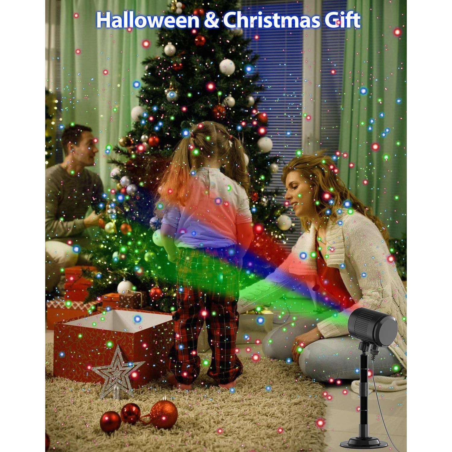 Proyector de Luces de Navidad RGB con Control Remoto - 2024-Xmas