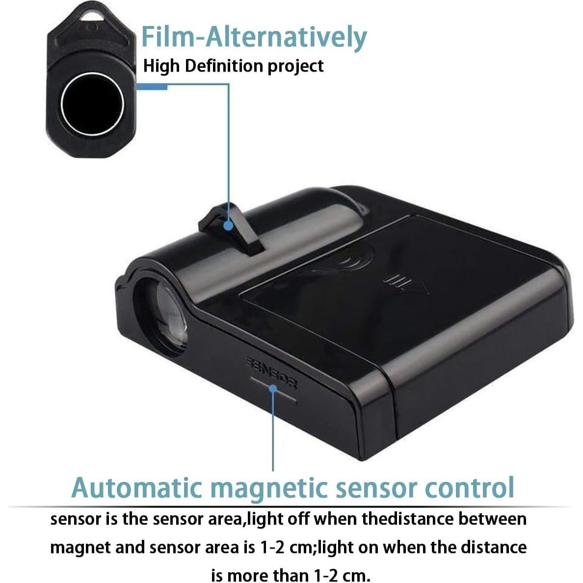Luces de Puerta LED Inalámbricas LKAHG - Proyector Universal