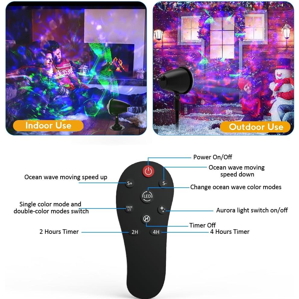 Proyector de Luces LED Sunbox BL-DP-BJG para Jardín 60 m²