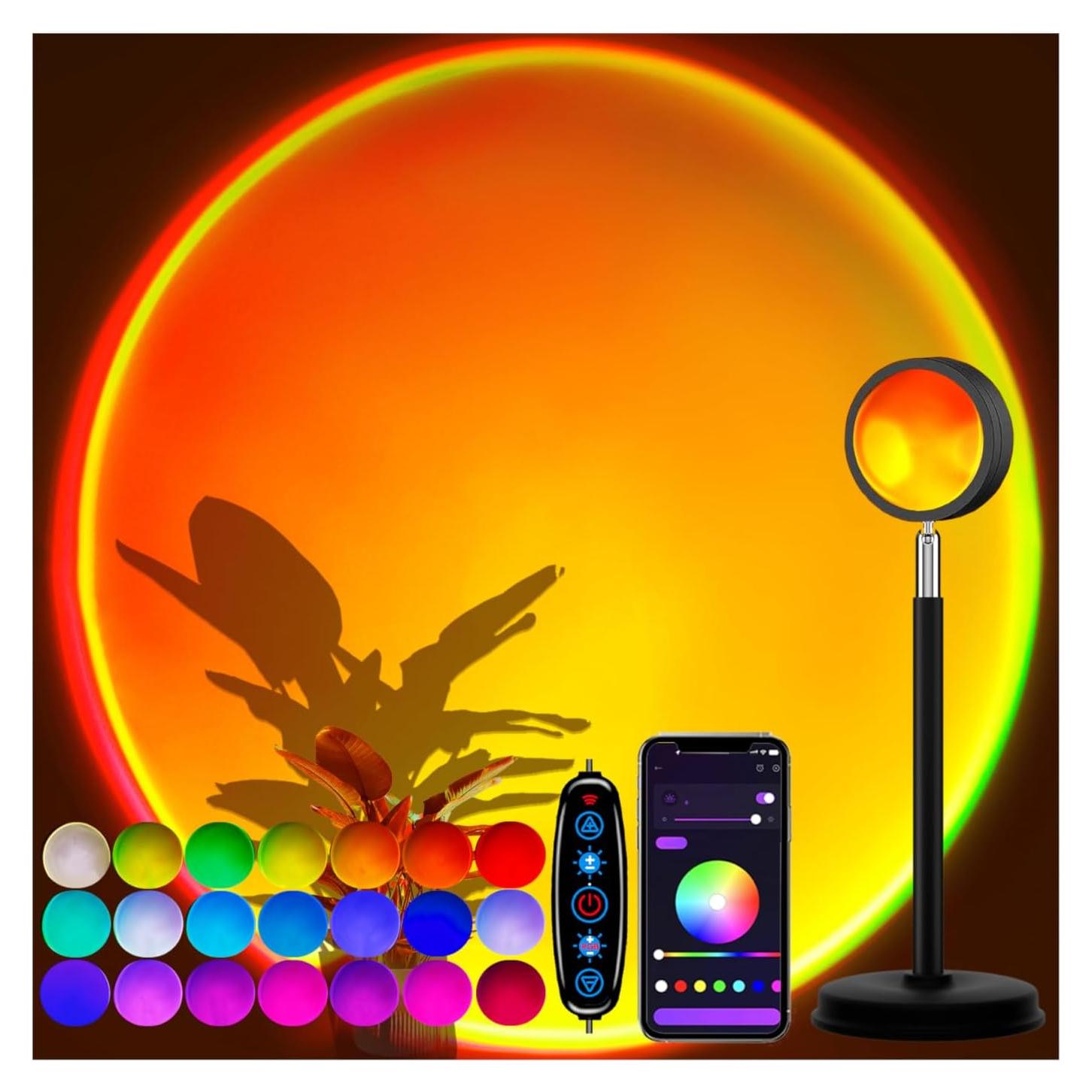 Proyector de Luz de Atardecer Molemyn RS12 - 21 Colores LED